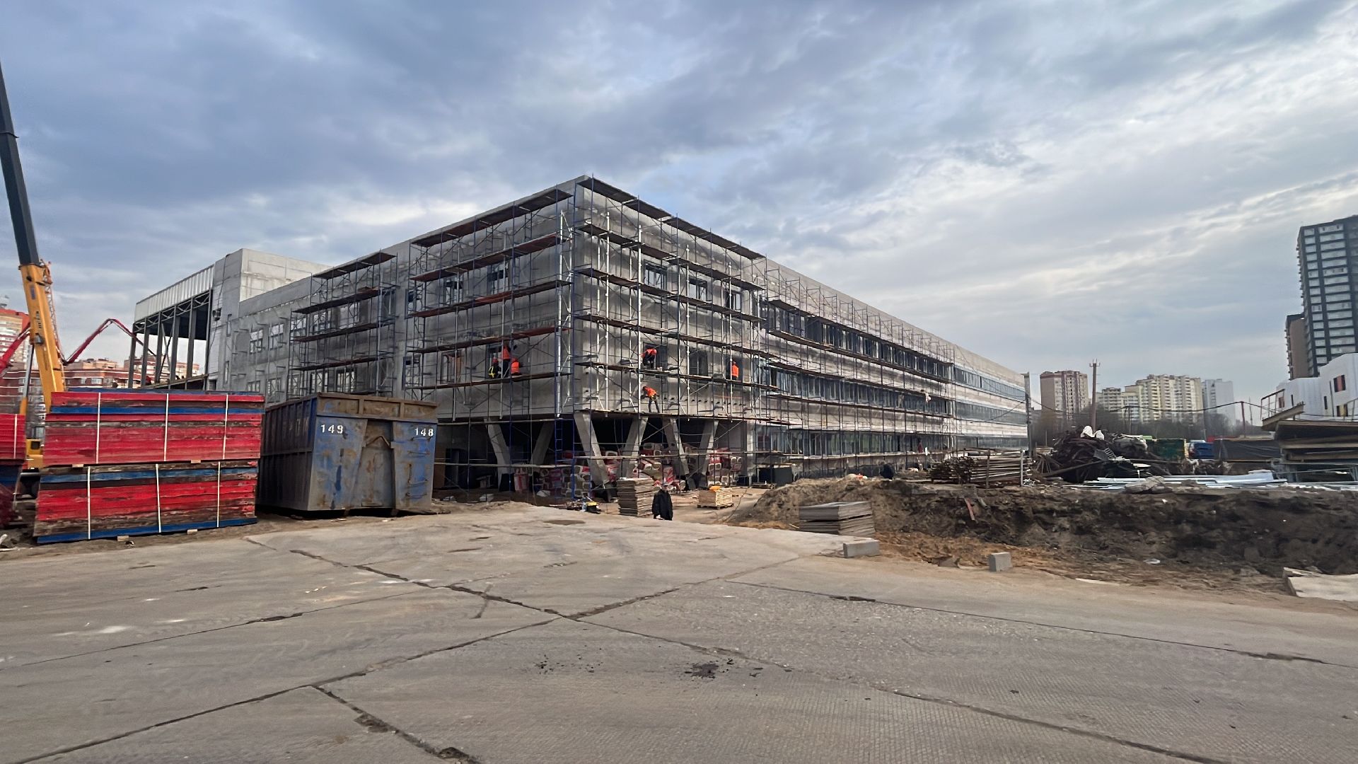 строительство, строительство школы, школа, новая школа,