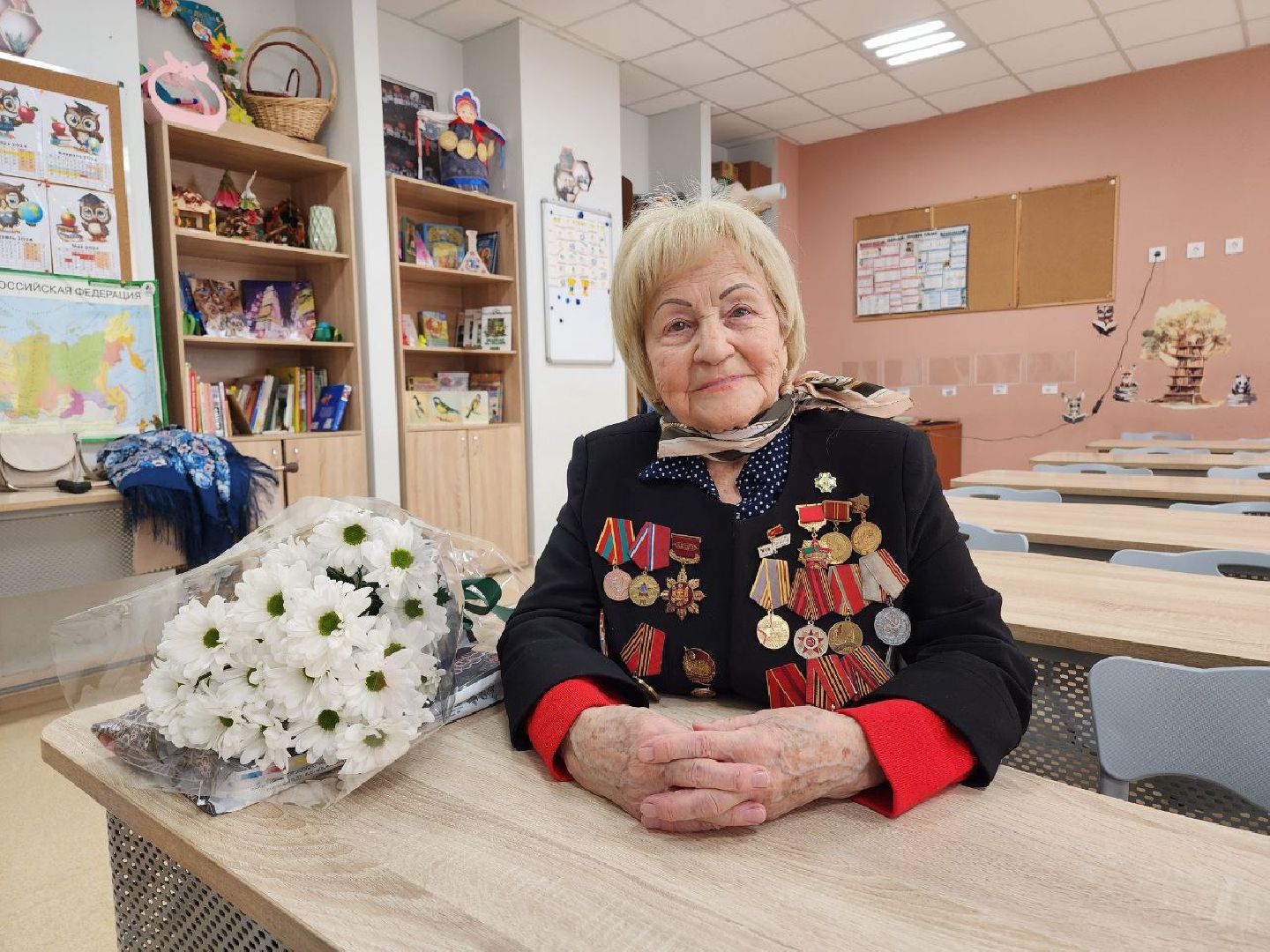 чехов, общество, ветеран вов, урок мужества, школа, великая отечественная война,