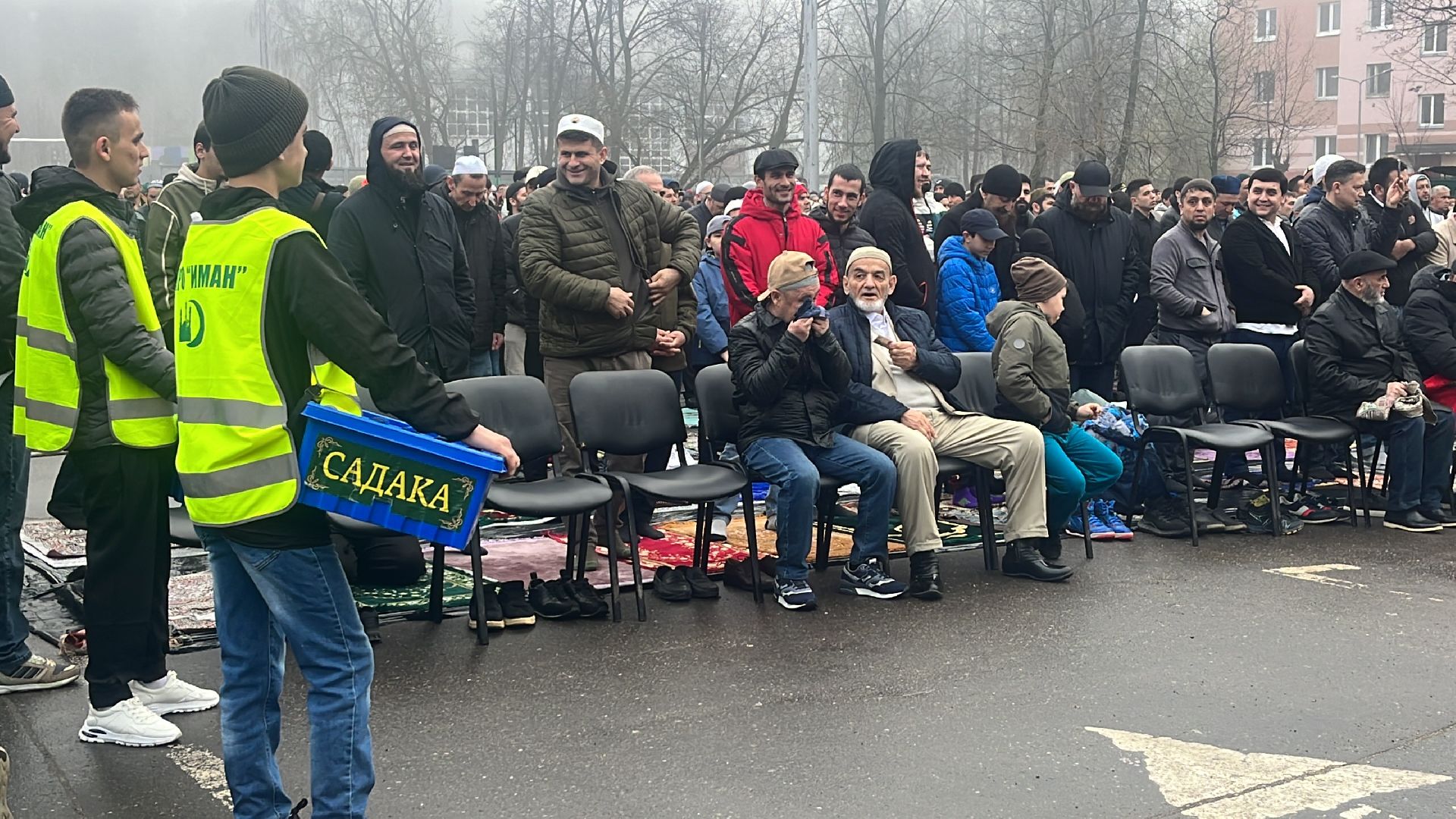 ураза-байрам, мусульманская община, праздник, молитва, намаз,