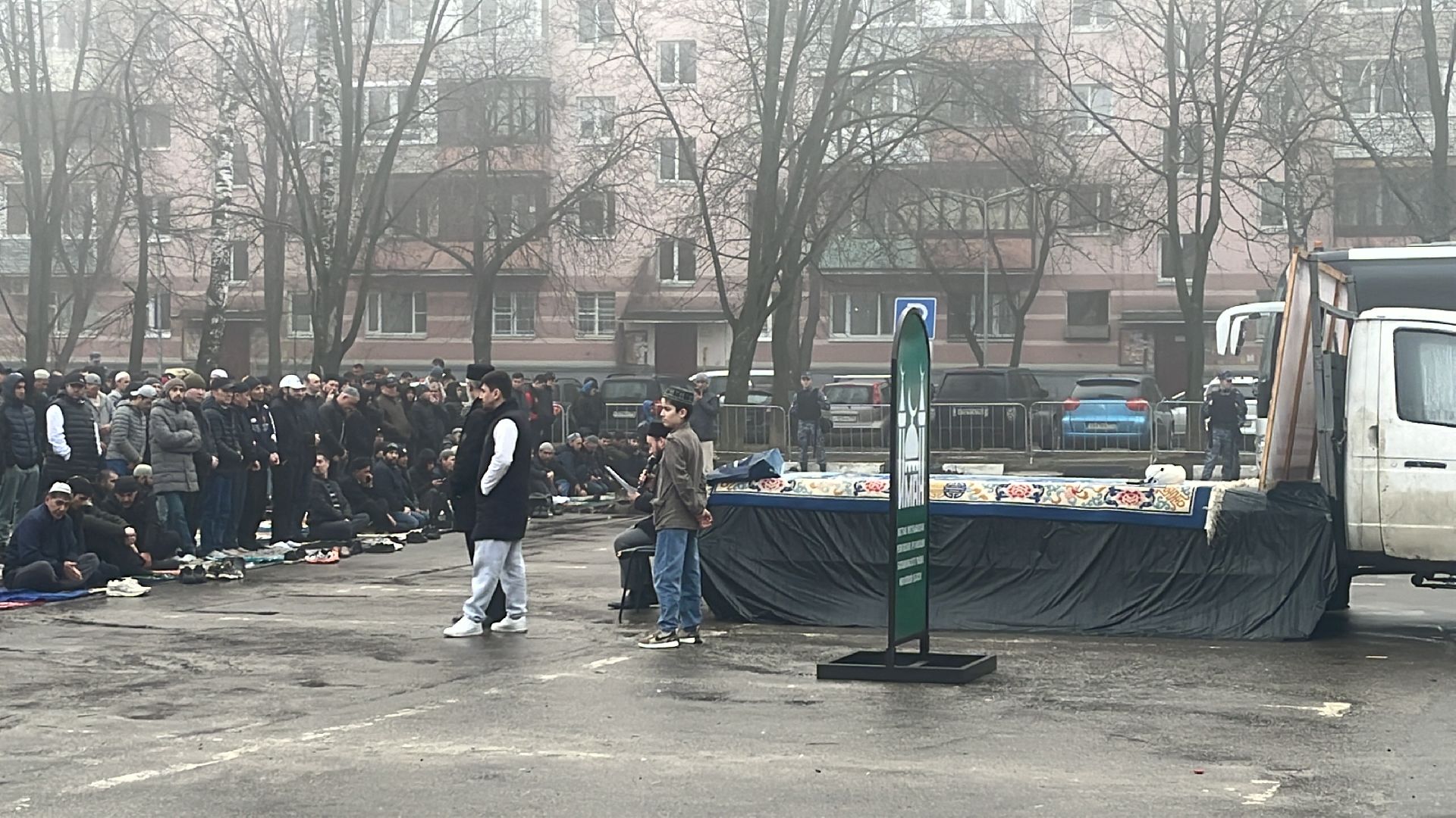 ураза-байрам, мусульманская община, праздник, молитва, намаз,