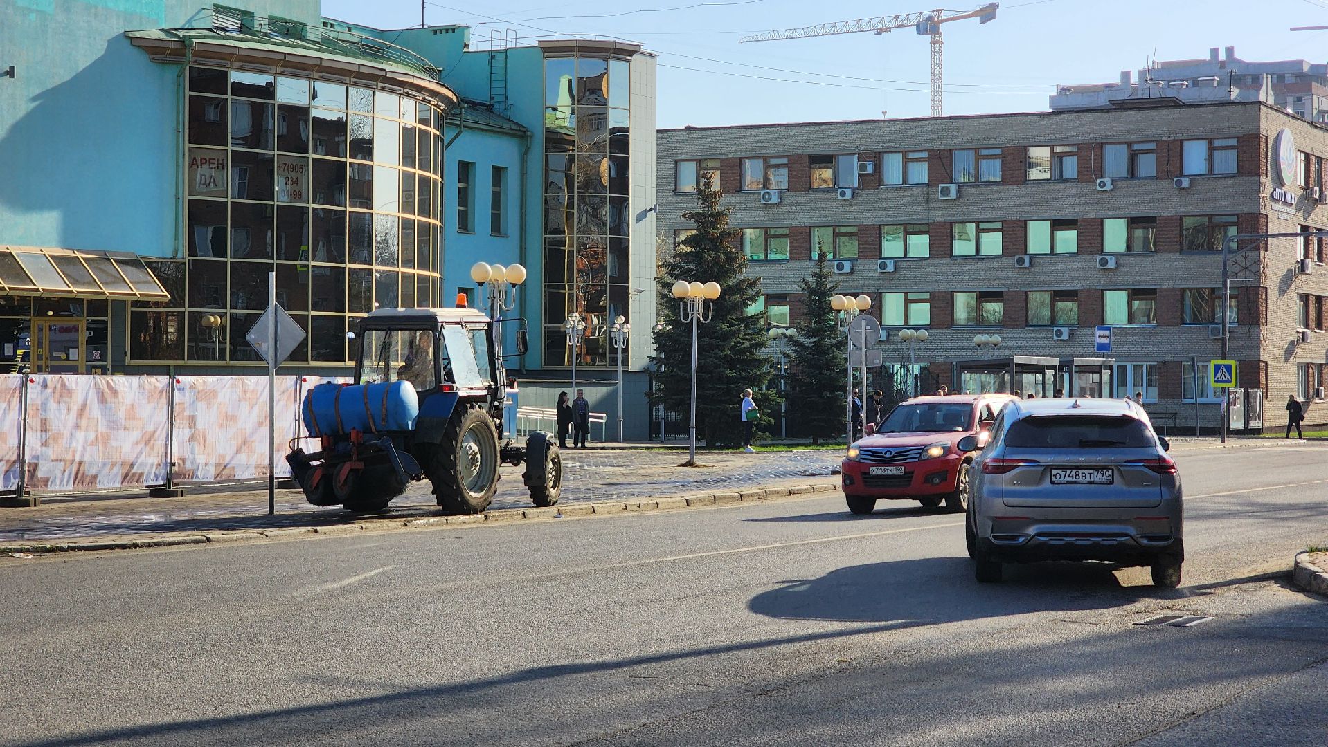 Ступино, благоустройство 2024, уборка улиц города,