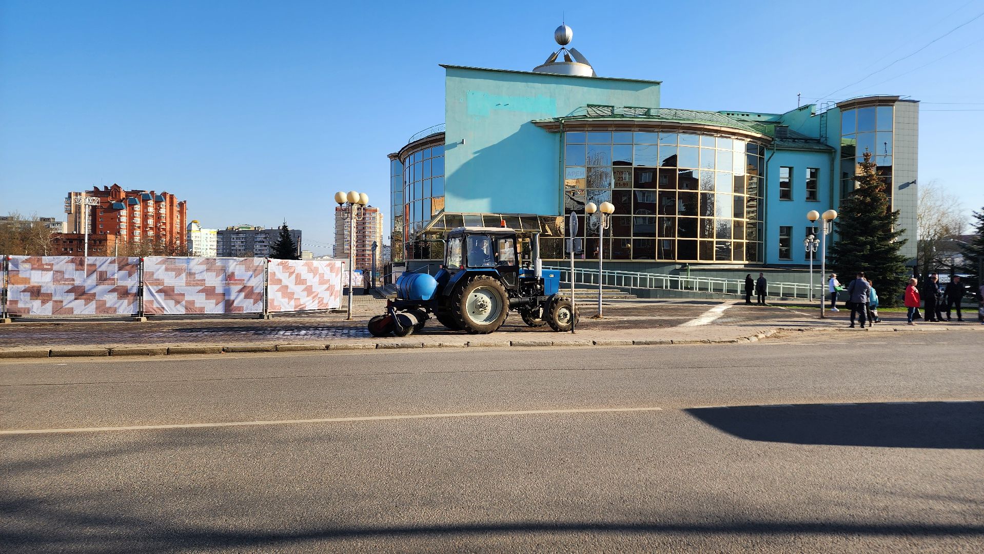 Ступино, благоустройство 2024, уборка улиц города,