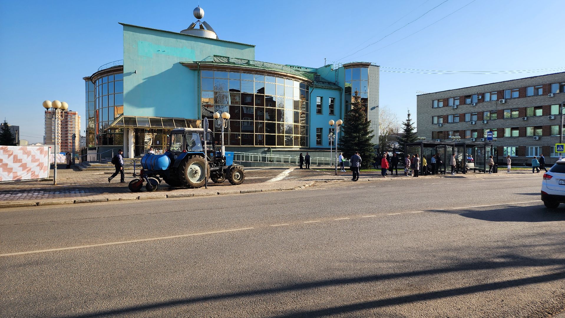 Ступино, благоустройство 2024, уборка улиц города,