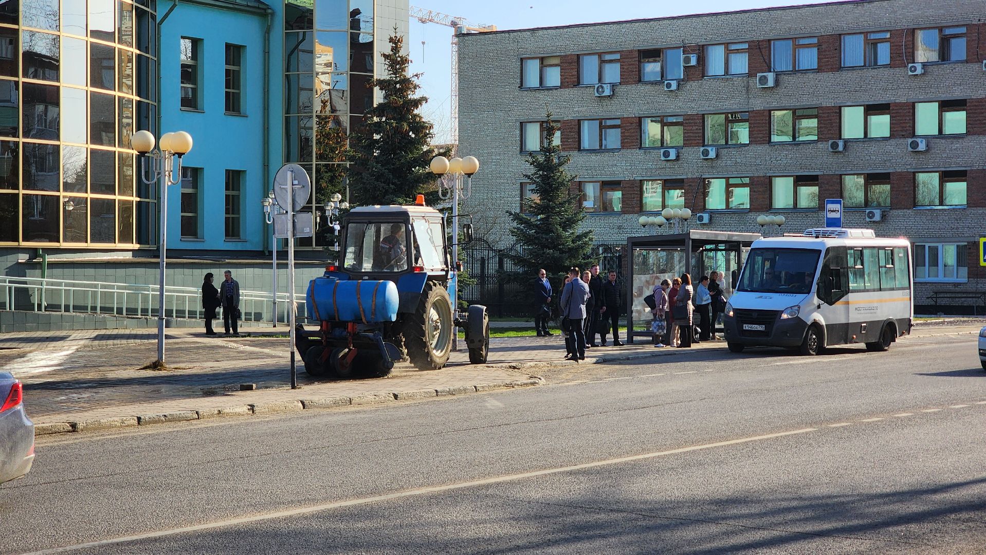 Ступино, благоустройство 2024, уборка улиц города,