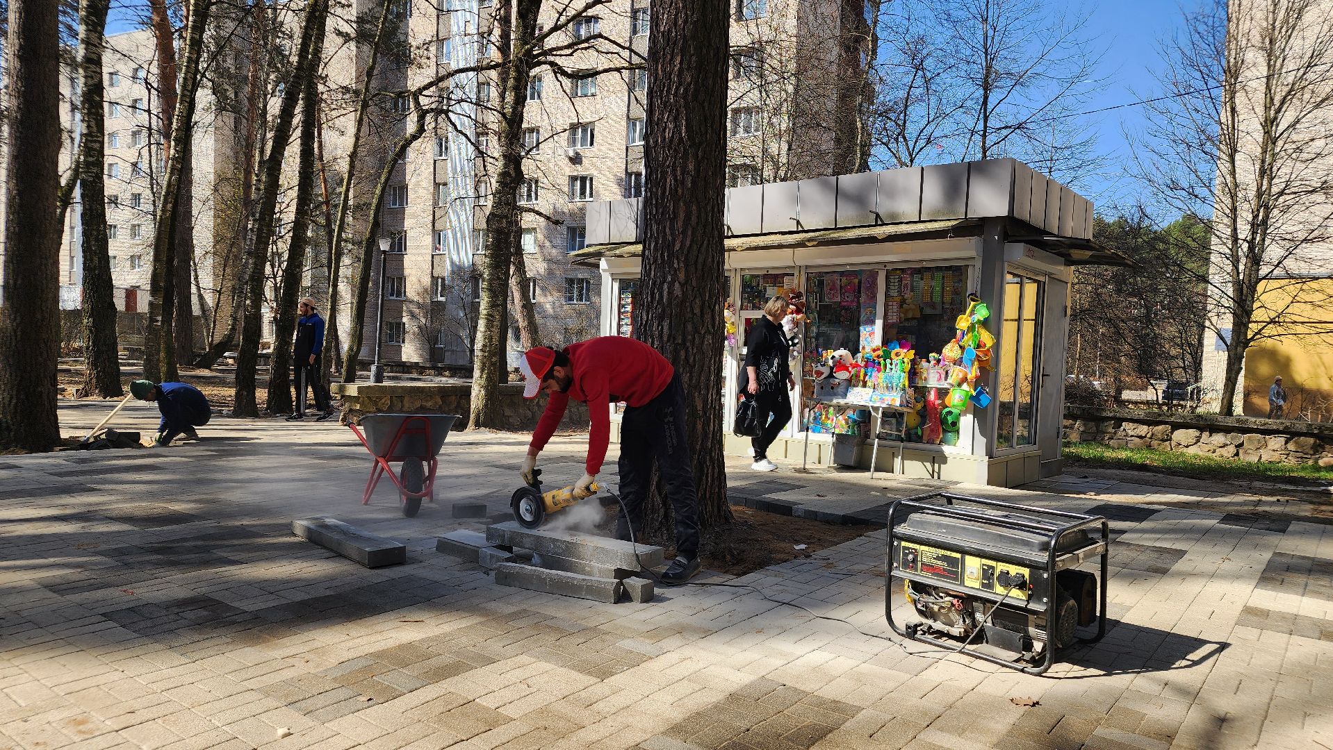 протвино, реконструкция, улица ленина, пешеходная зона, второй этап,
