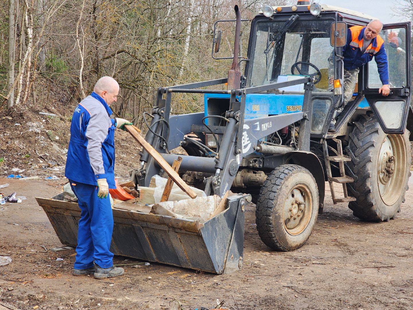 благоустойство, тучково, Пункт приема шин, контейнерная площадка, вывоз мусора, руза, рузский городской округ,