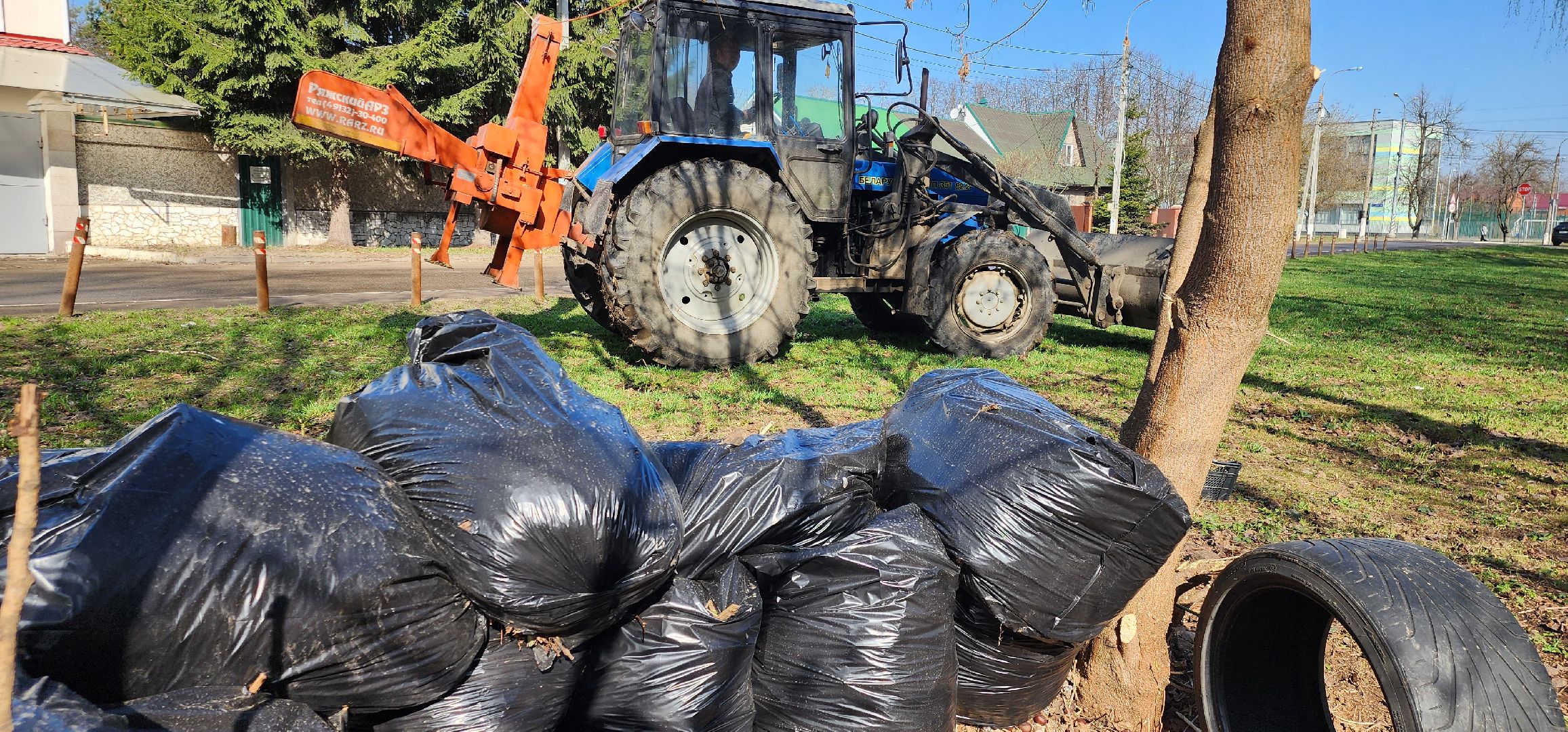 месячник благоустройства, уборка улиц, Домодедово,