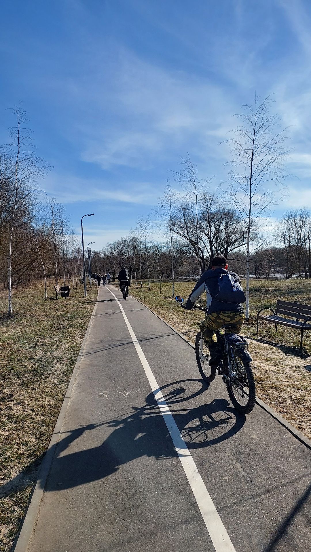 выходные в подмосковье, река, парк, перемены