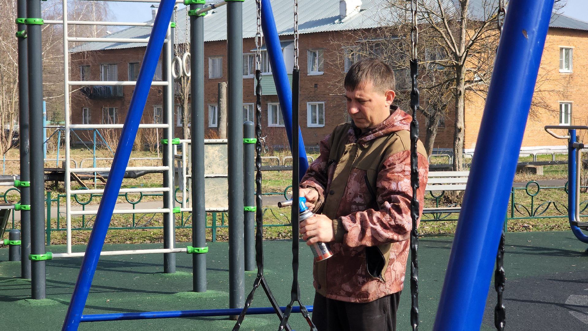 воскресенск, детская площадка, уборка детских площадок, дети,