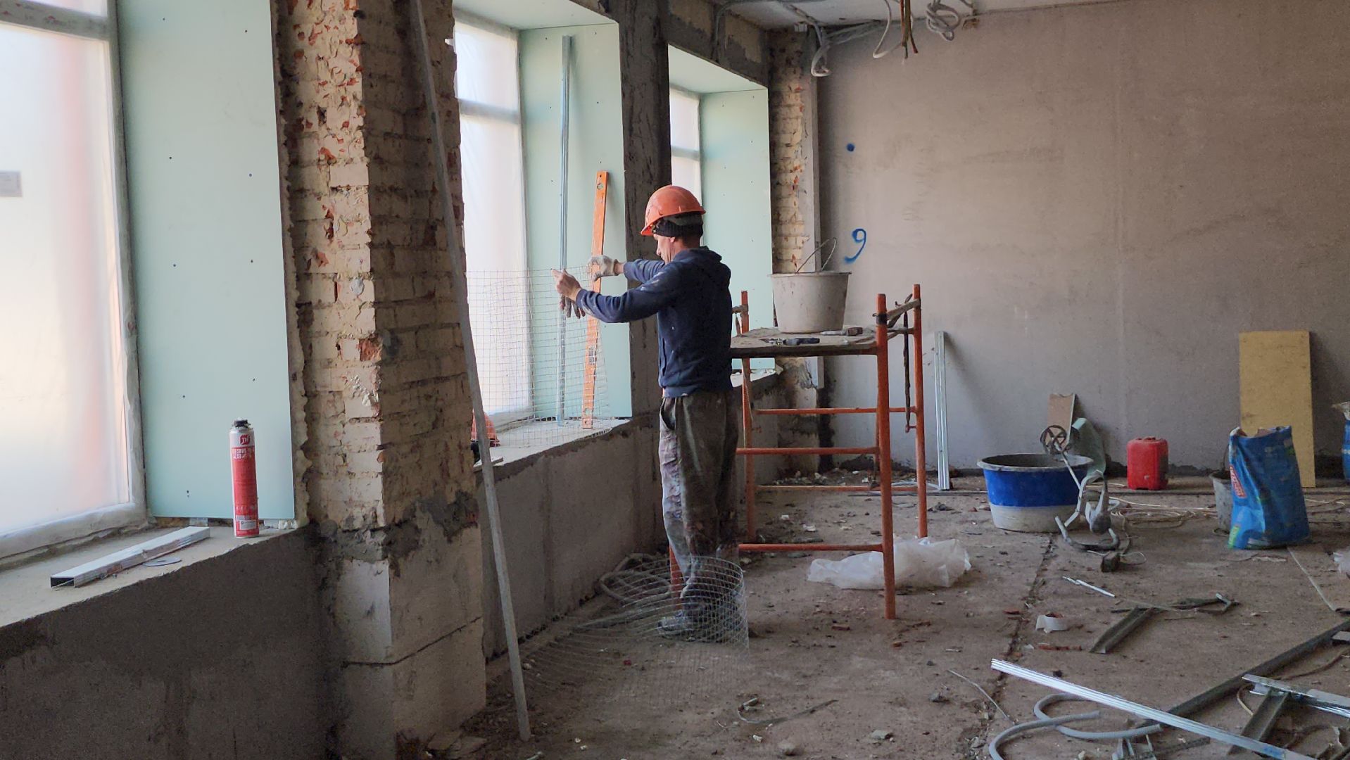 серпухов, школа 16, улица космонавтов, капитальный ремонт, пищеблок, спортзал,