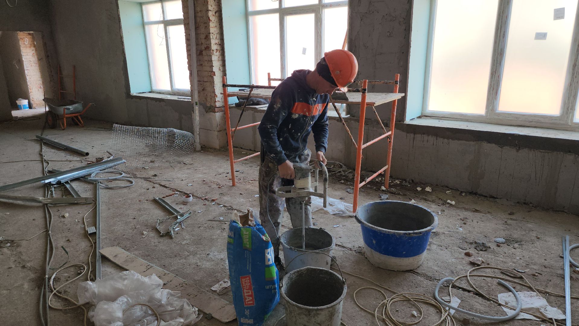 серпухов, школа 16, улица космонавтов, капитальный ремонт, пищеблок, спортзал,