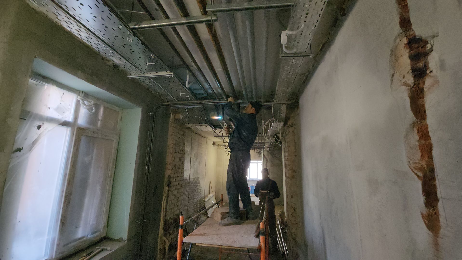 серпухов, школа 16, улица космонавтов, капитальный ремонт, пищеблок, спортзал,