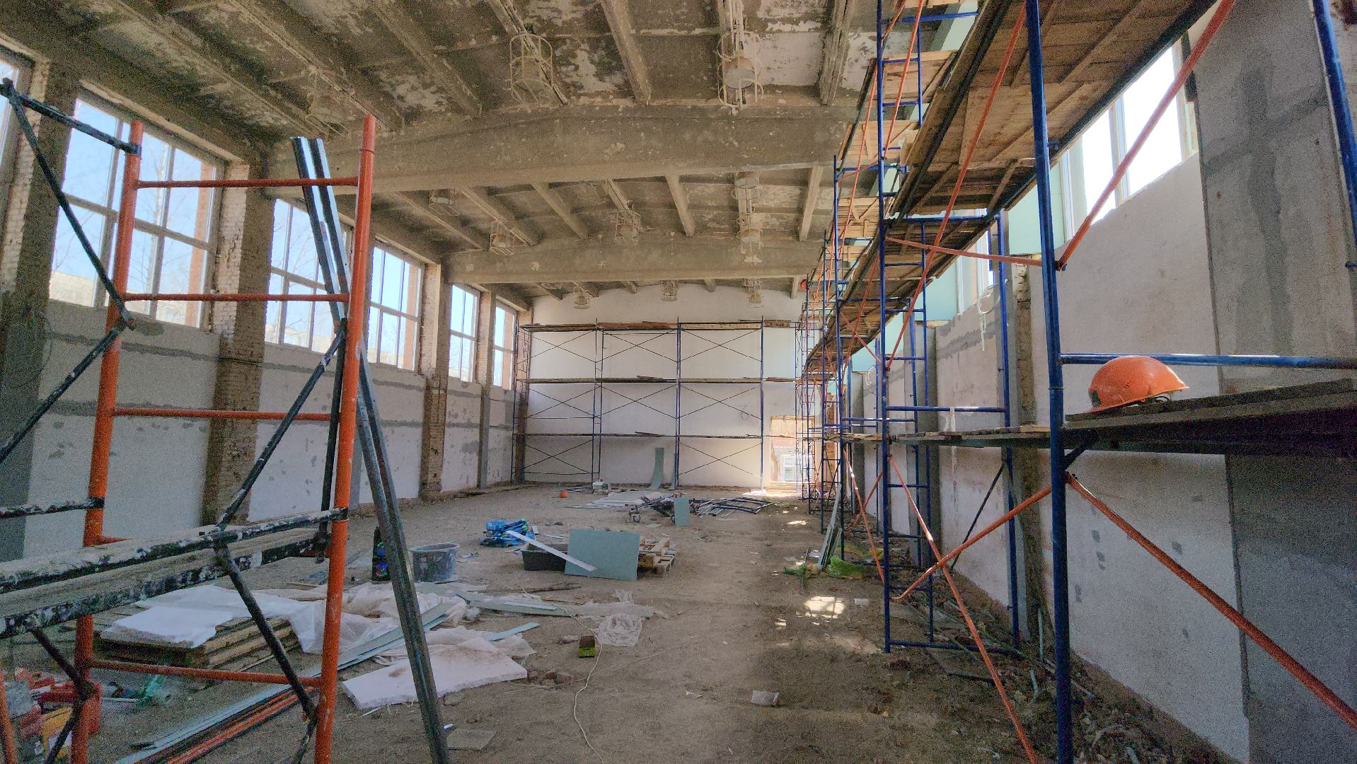 серпухов, школа 16, улица космонавтов, капитальный ремонт, пищеблок, спортзал,