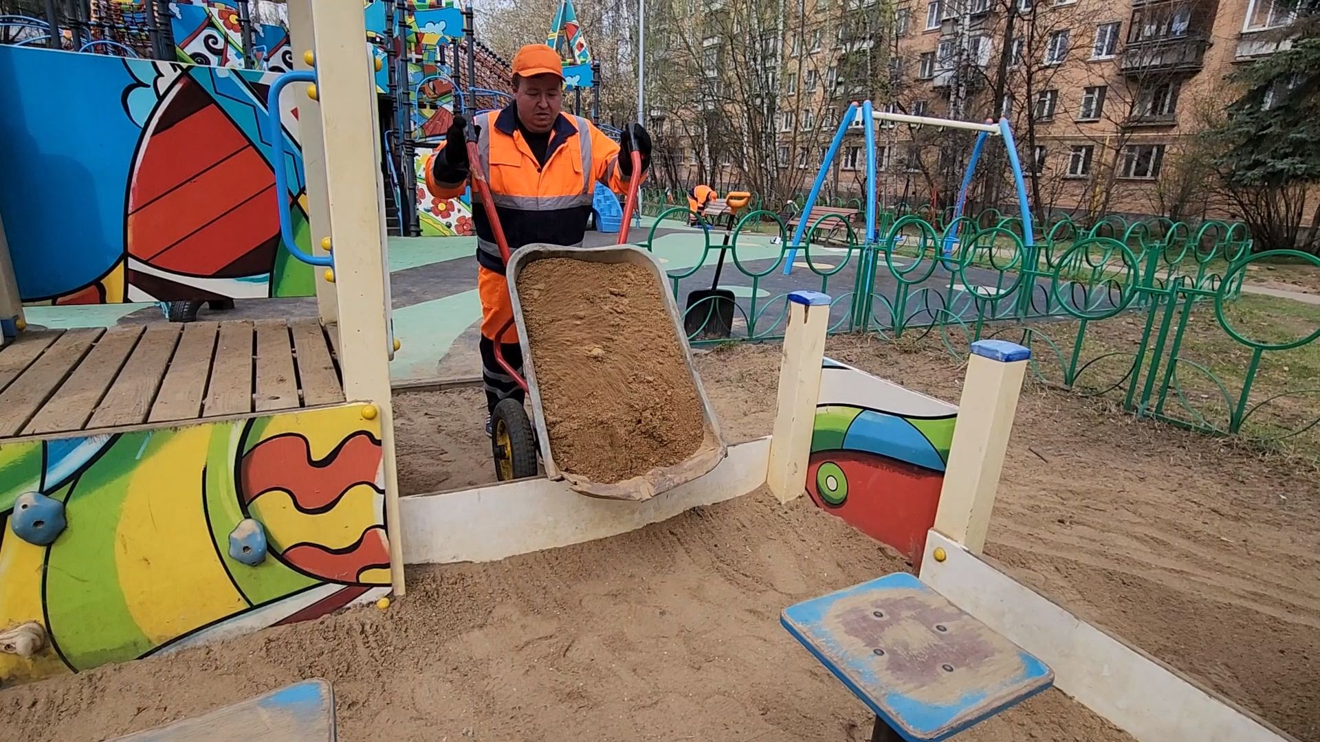 Одинцово, густ, густ мо, детские игровые площадки, ремонтная бригада, мбу,