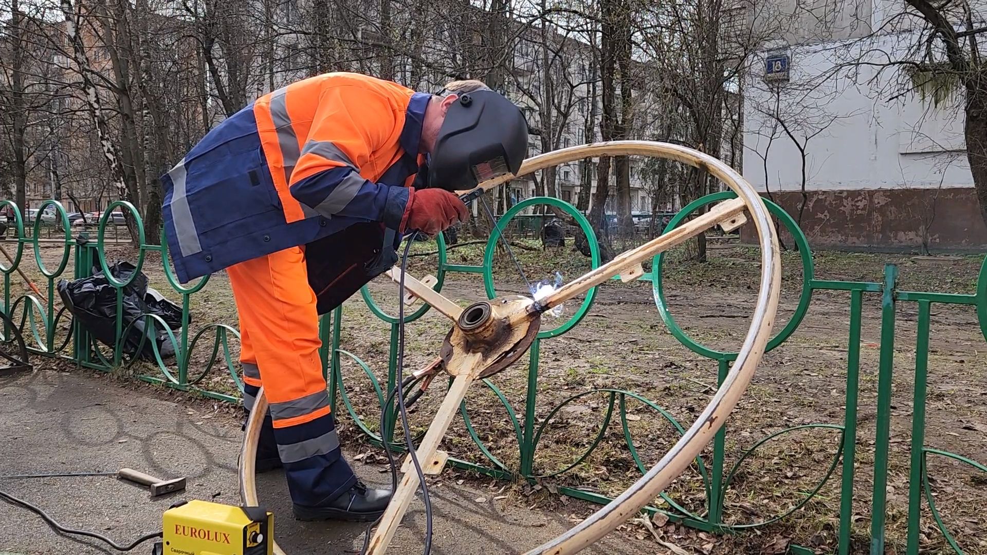 Одинцово, густ, густ мо, детские игровые площадки, ремонтная бригада, мбу,