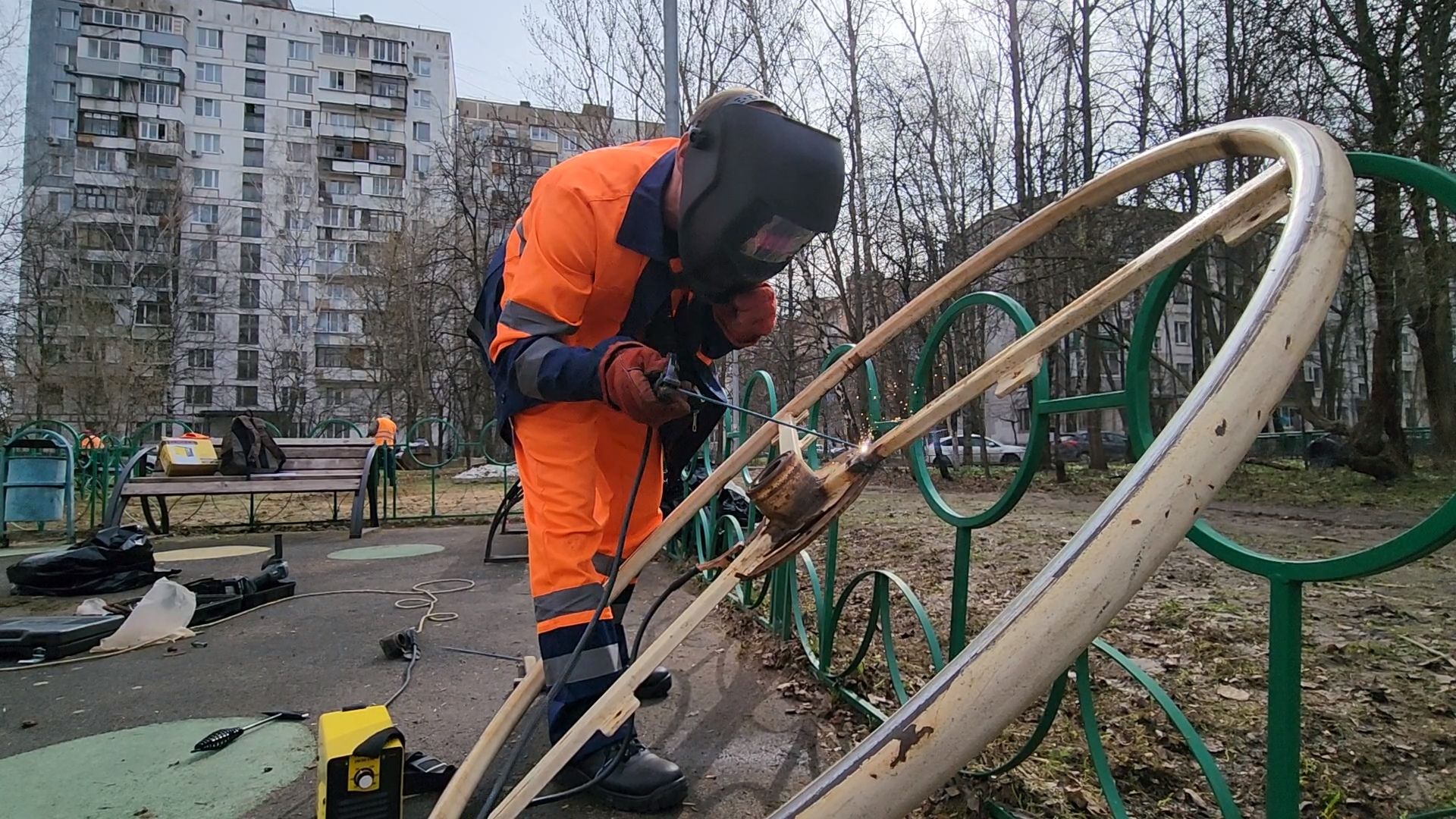Одинцово, густ, густ мо, детские игровые площадки, ремонтная бригада, мбу,