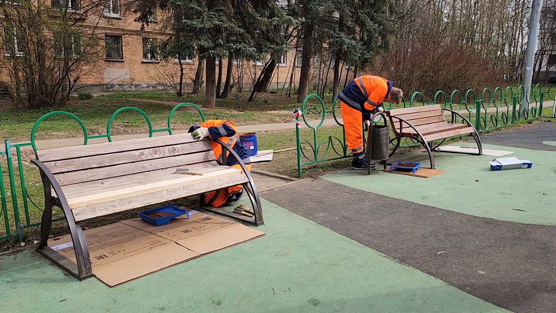 Одинцово, густ, густ мо, детские игровые площадки, ремонтная бригада, мбу,