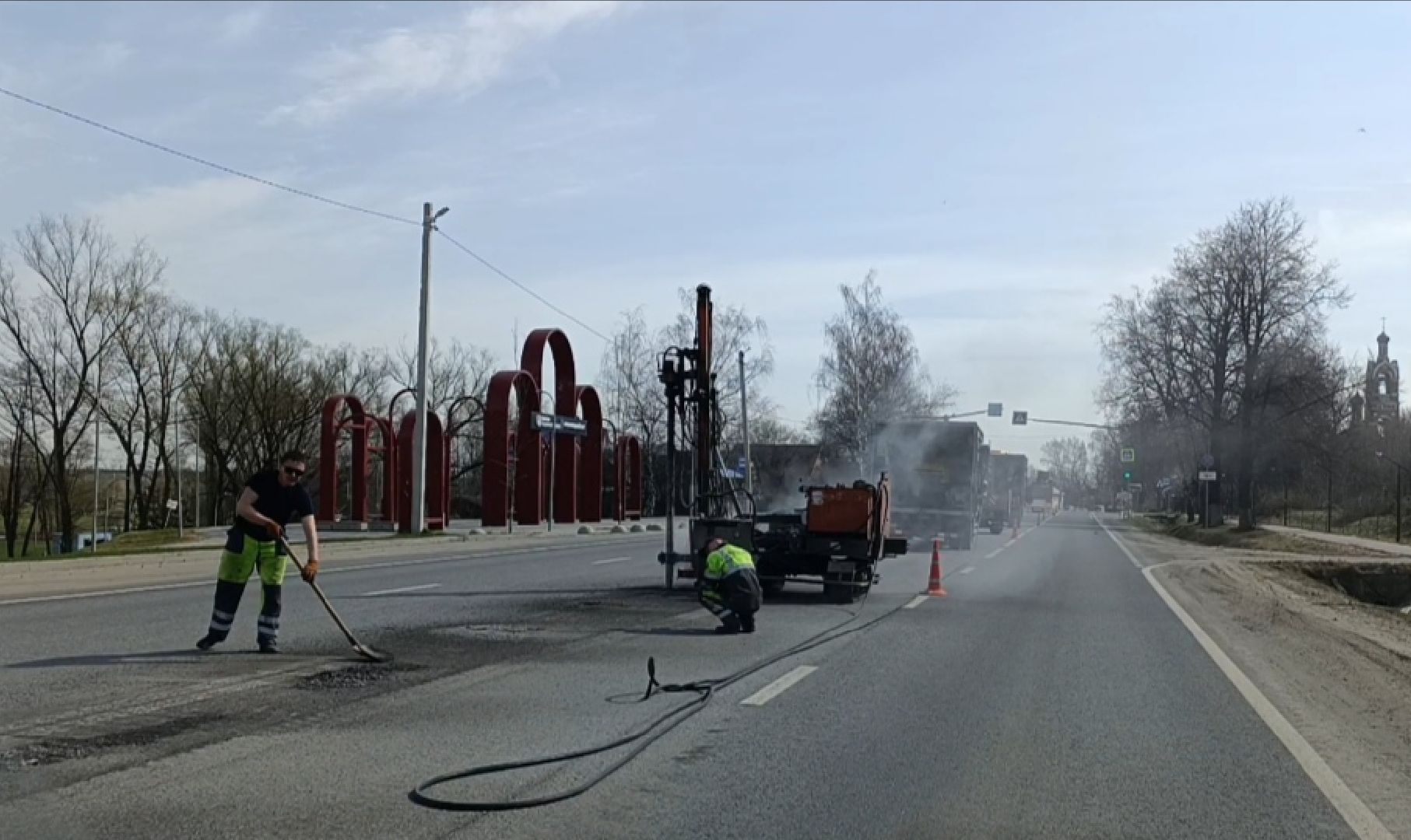 Бронницы, Дороги, Тросовое ограждение, безопасные дороги,