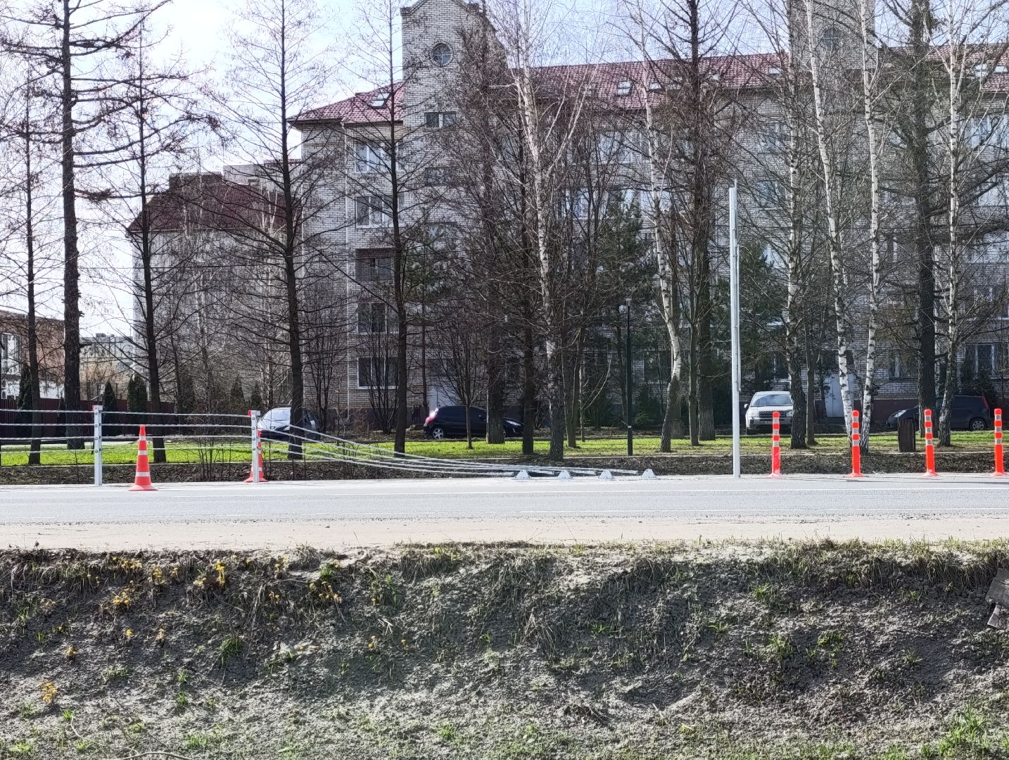 Бронницы, Дороги, Тросовое ограждение, безопасные дороги,