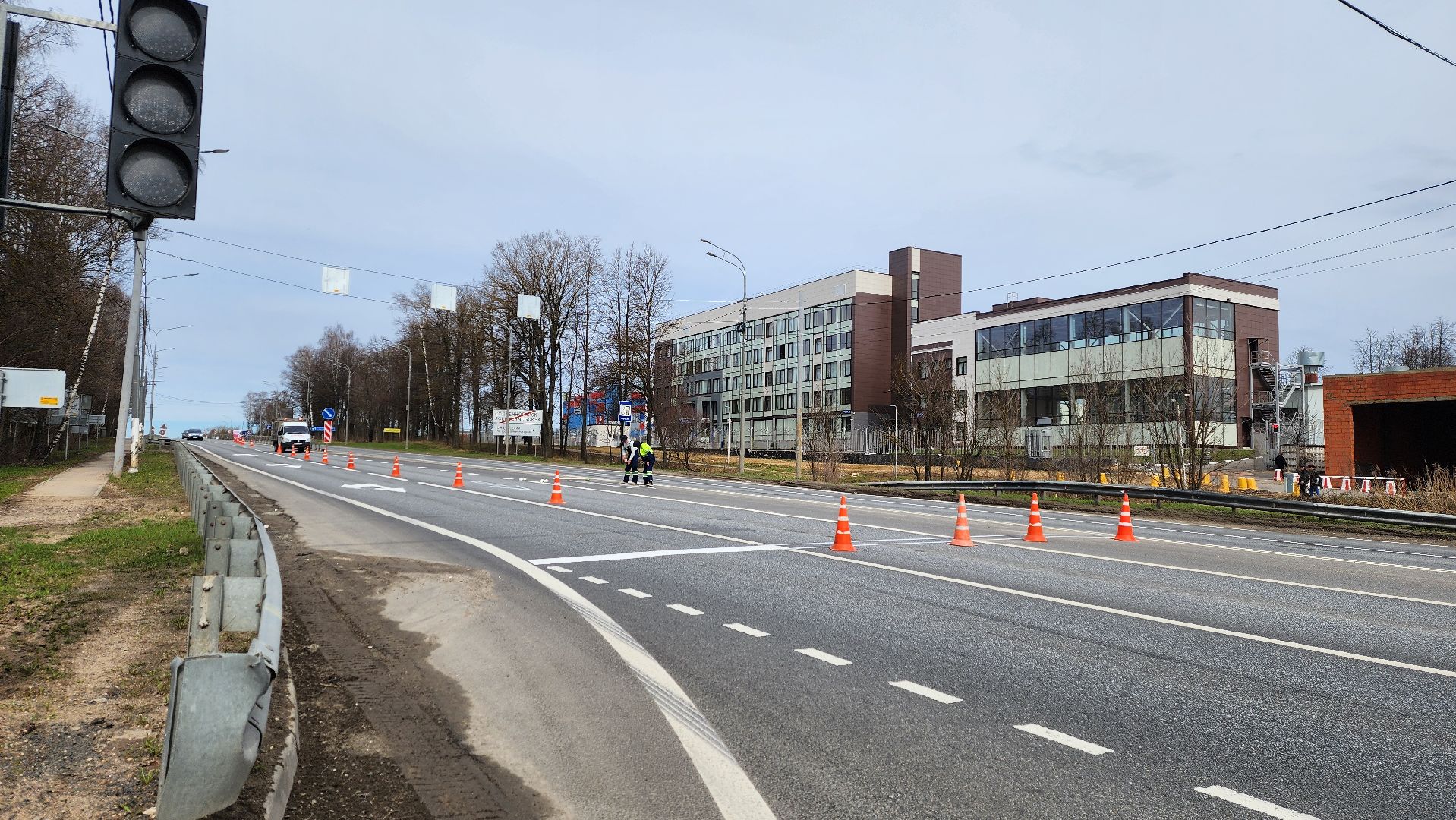 Солнечногорск, ленинградское шоссе, Дороги, Разметка,