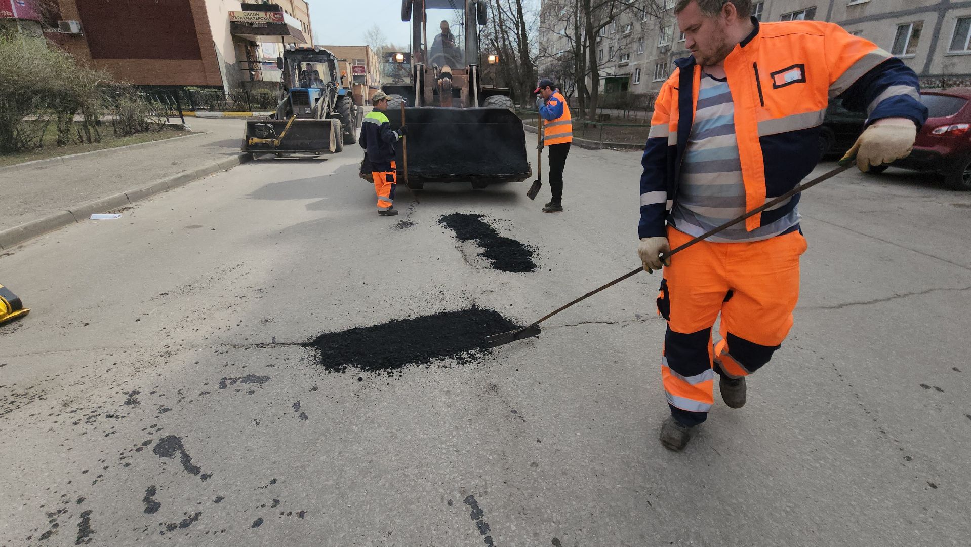 асфальт, ямочный ремонт, ямы, асфальтовое покрытие, борис аубакиров, Гагарина, Лацкова, Анохина, Гудкова,
