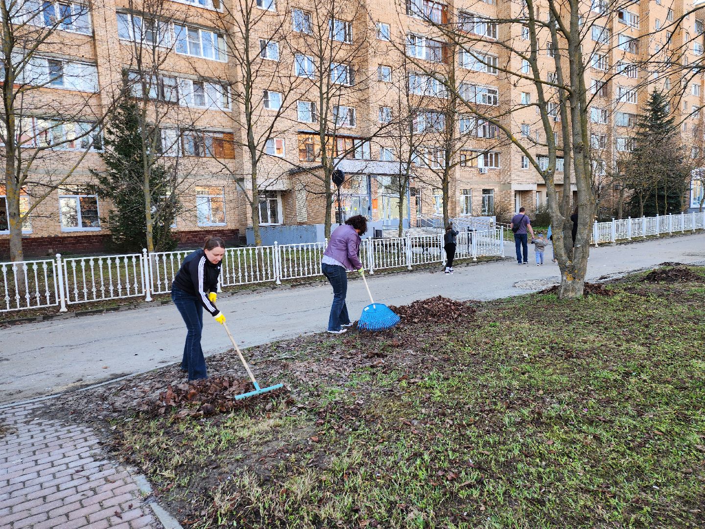 серпухов, уборка территории, подмосковье, журналисты, субботник,