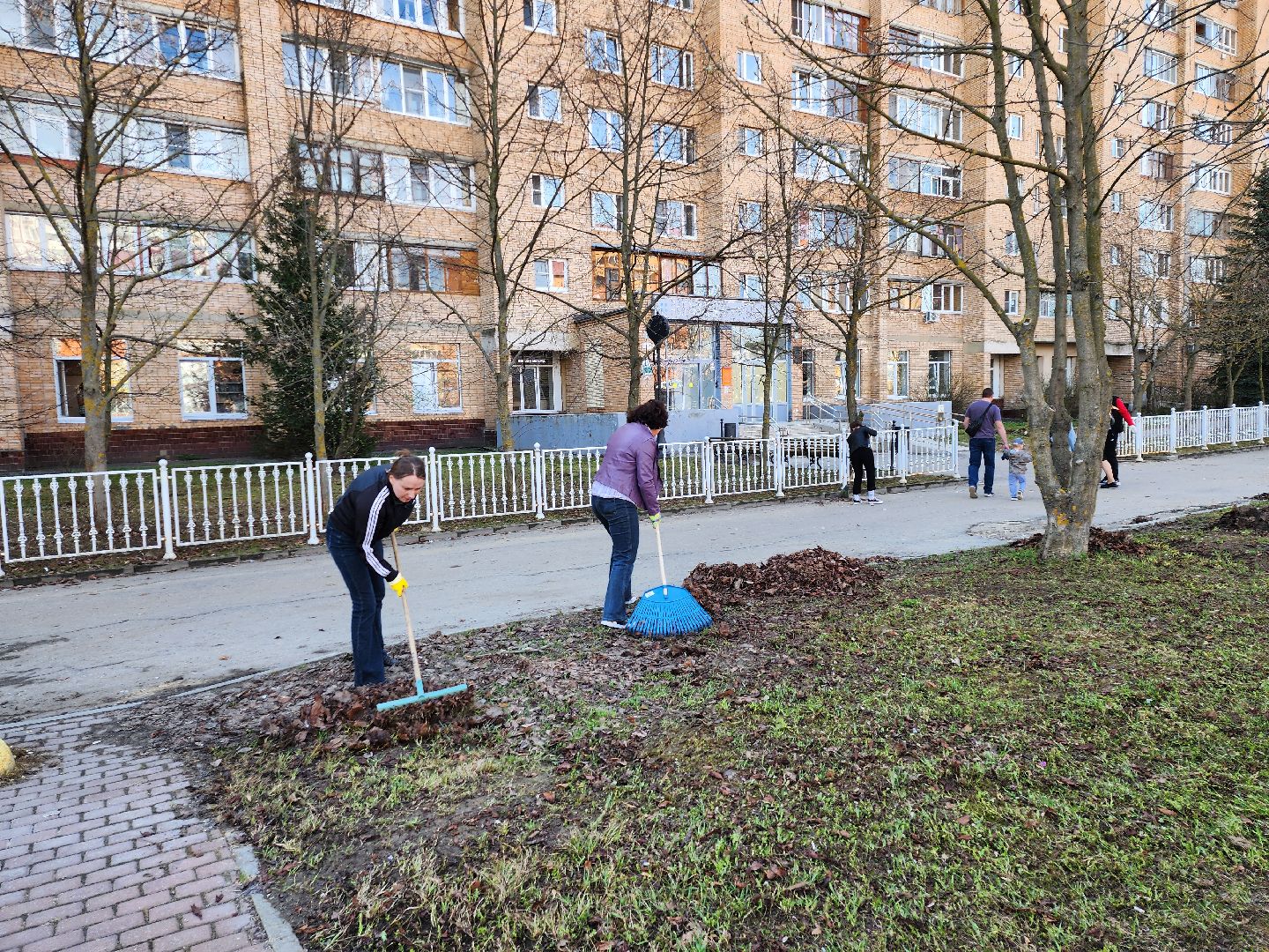 серпухов, уборка территории, подмосковье, журналисты, субботник,