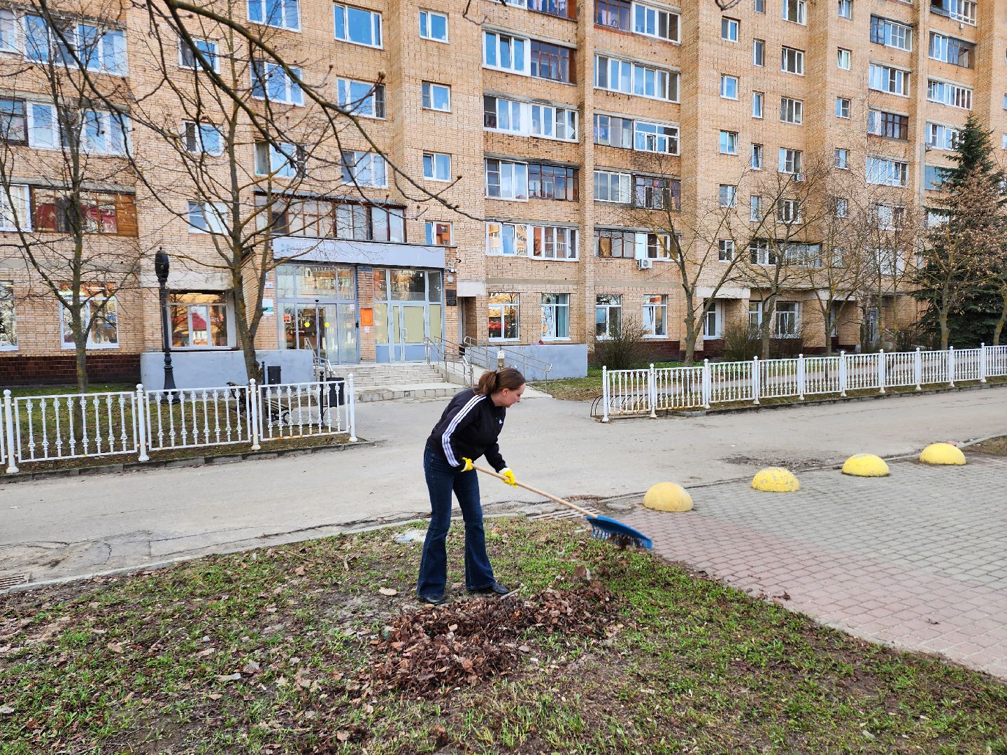 серпухов, уборка территории, подмосковье, журналисты, субботник,