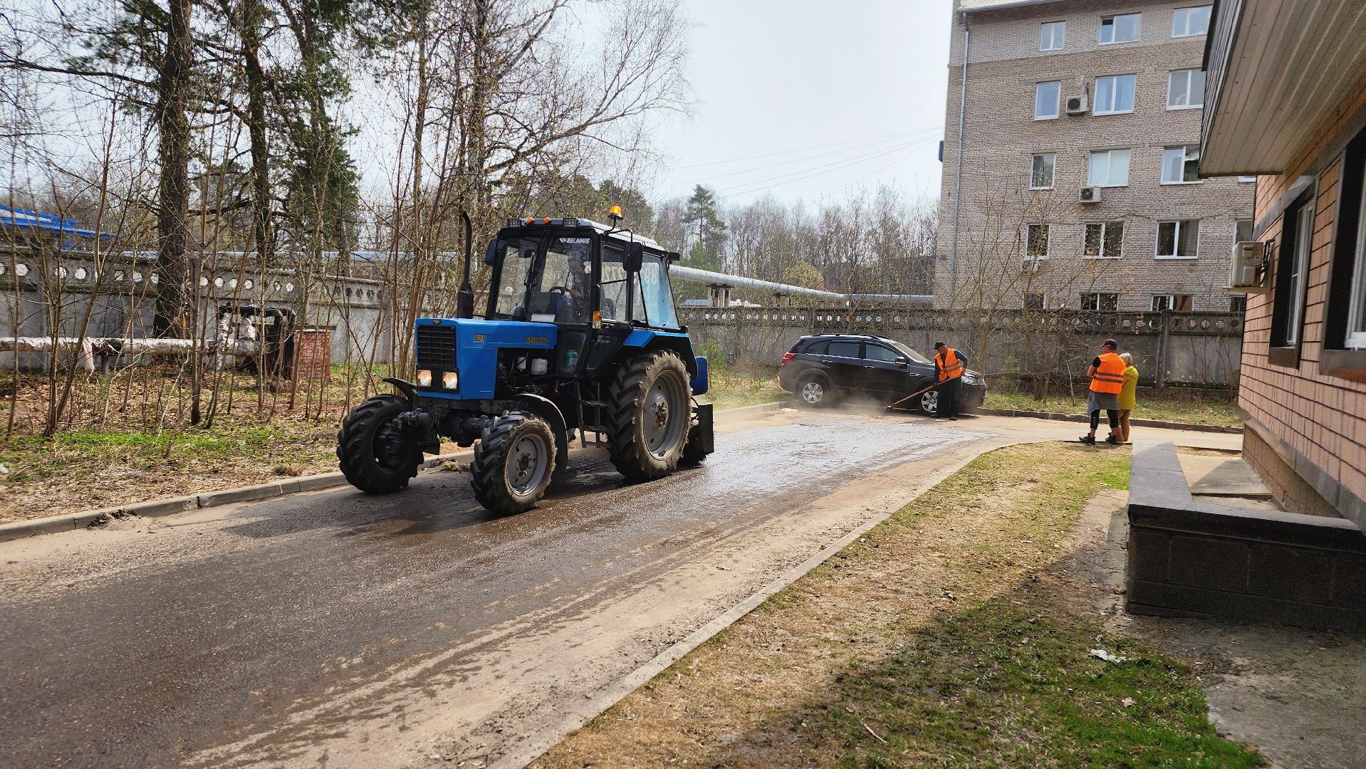 протвино, комбинат благоустройства, уборка, месячник по благоустройству, уборка города,