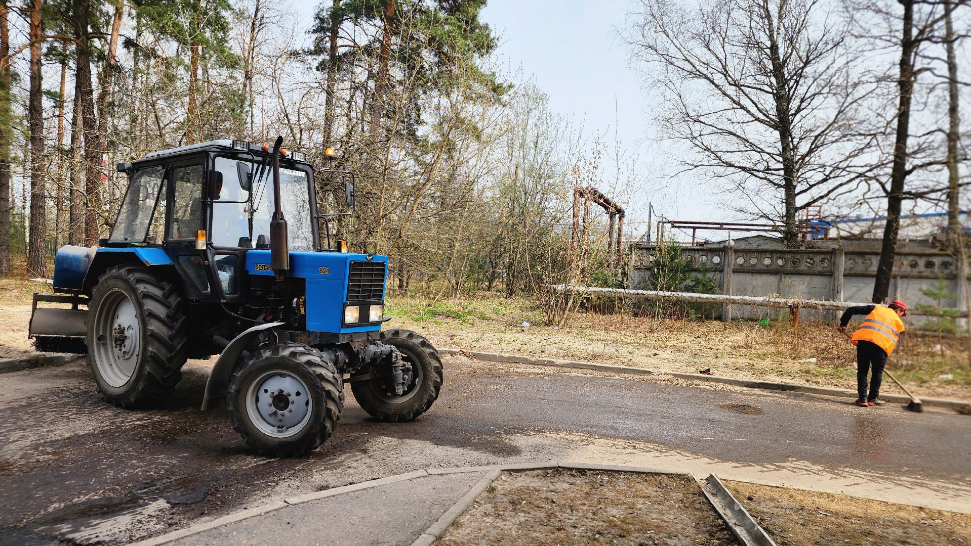 протвино, комбинат благоустройства, уборка, месячник по благоустройству, уборка города,