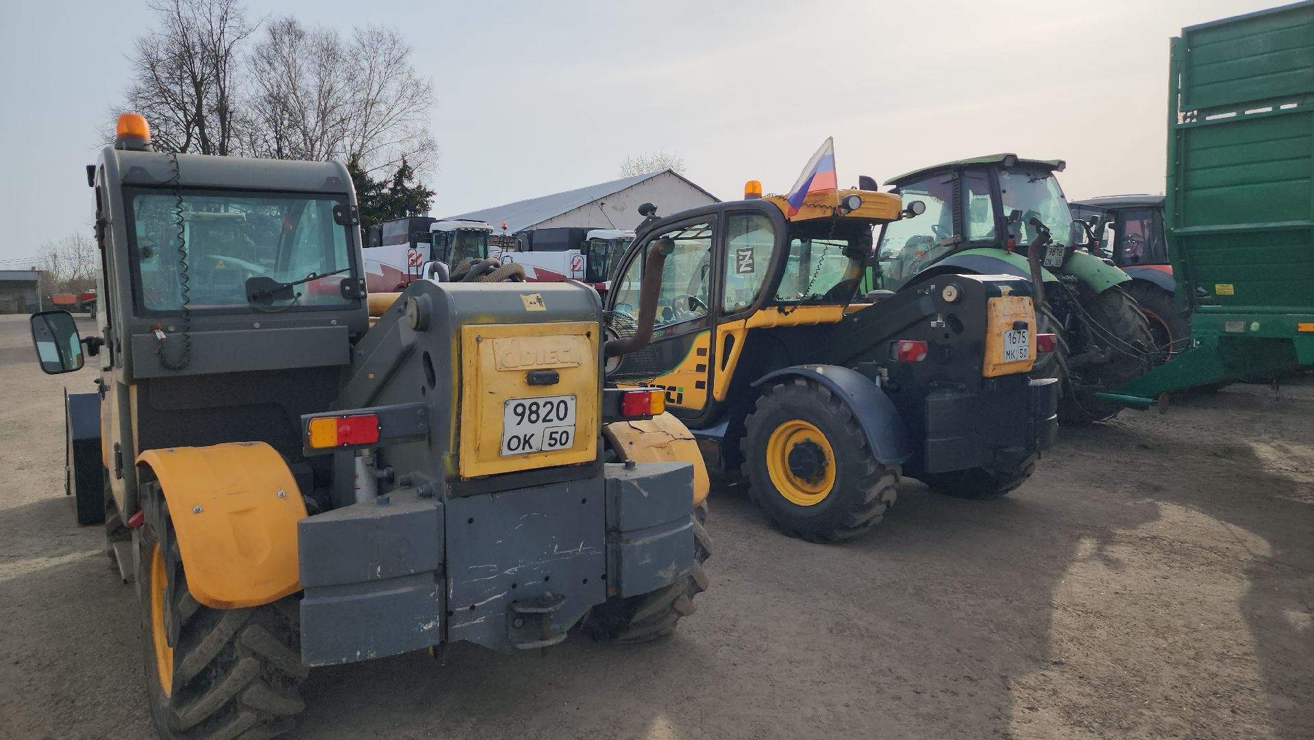 сельское хозяйство, серпухов, ао дашковка, сельхозтехника, весенний смотр техники, поселок большевик,