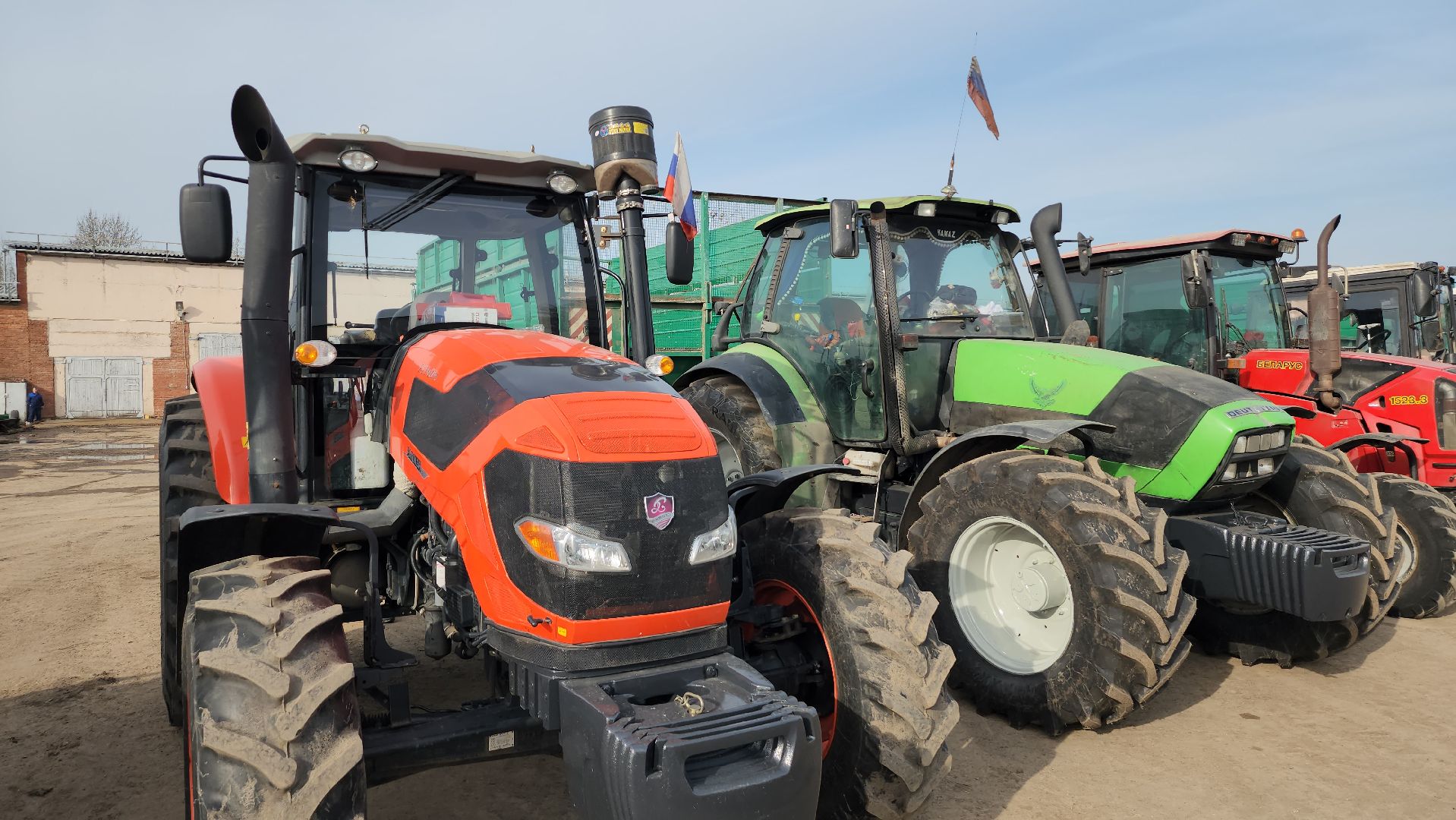 сельское хозяйство, серпухов, ао дашковка, сельхозтехника, весенний смотр техники, поселок большевик,