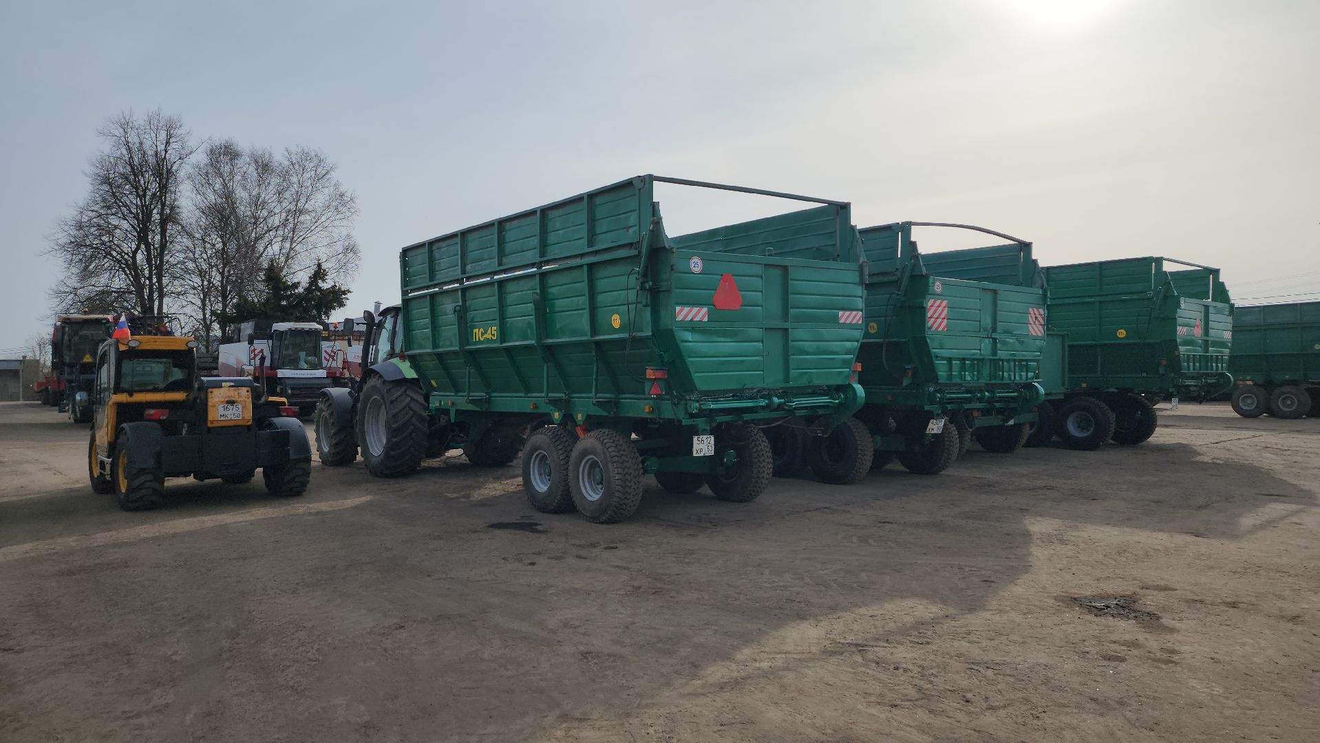 сельское хозяйство, серпухов, ао дашковка, сельхозтехника, весенний смотр техники, поселок большевик,