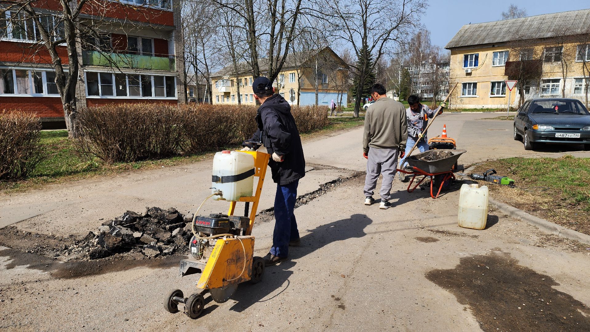 кашира, ремонт, дорожные службы, ямочный ремонт, оцифровка ям, асфальтовое покрытие,