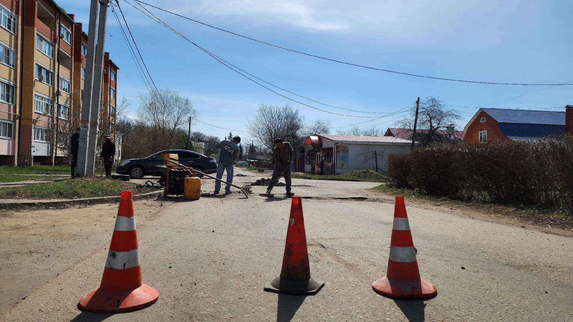 кашира, ремонт, дорожные службы, ямочный ремонт, оцифровка ям, асфальтовое покрытие,