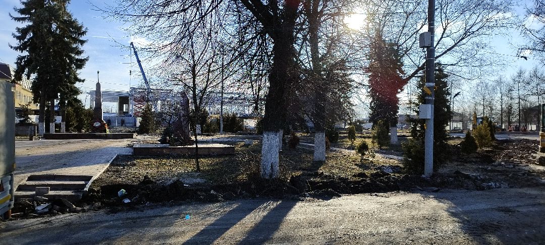 Бронницы, площадь Тимофеева, благоустройство