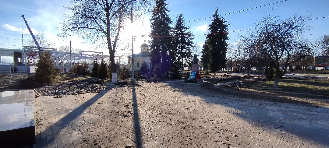 Бронницы, площадь Тимофеева, благоустройство