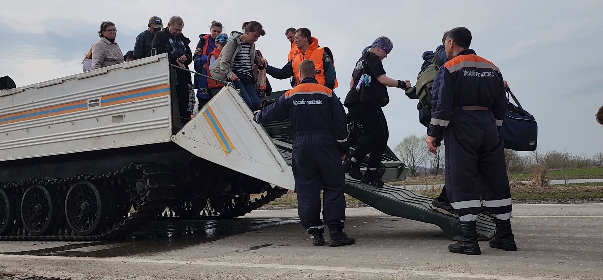 Луховицы, мчс россии, мособлпожспас, паводок,