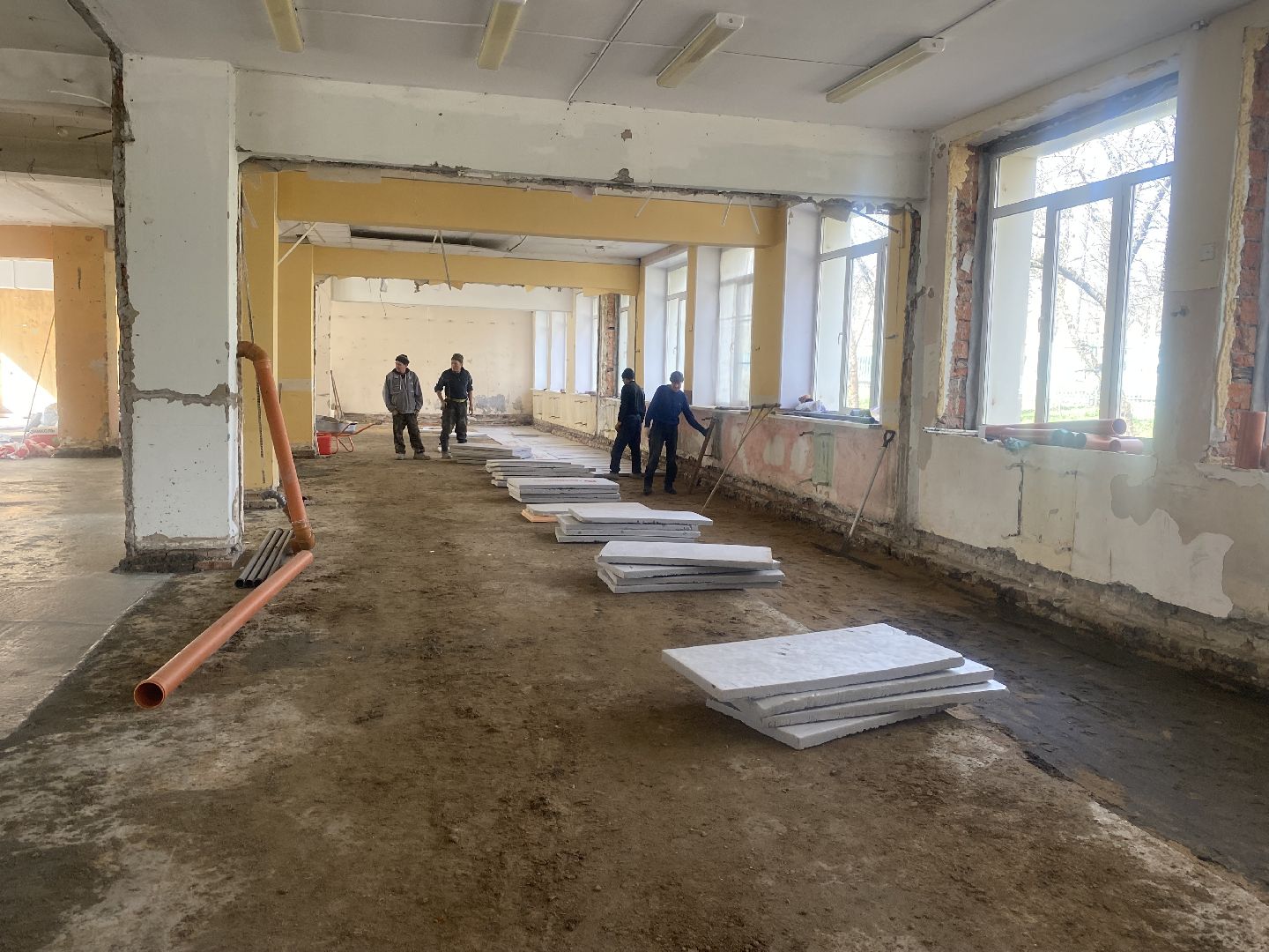 Власиха, школа Попова, капитальный ремонт школы, поповка во власихе, точка роста, ремонт школы Попова,