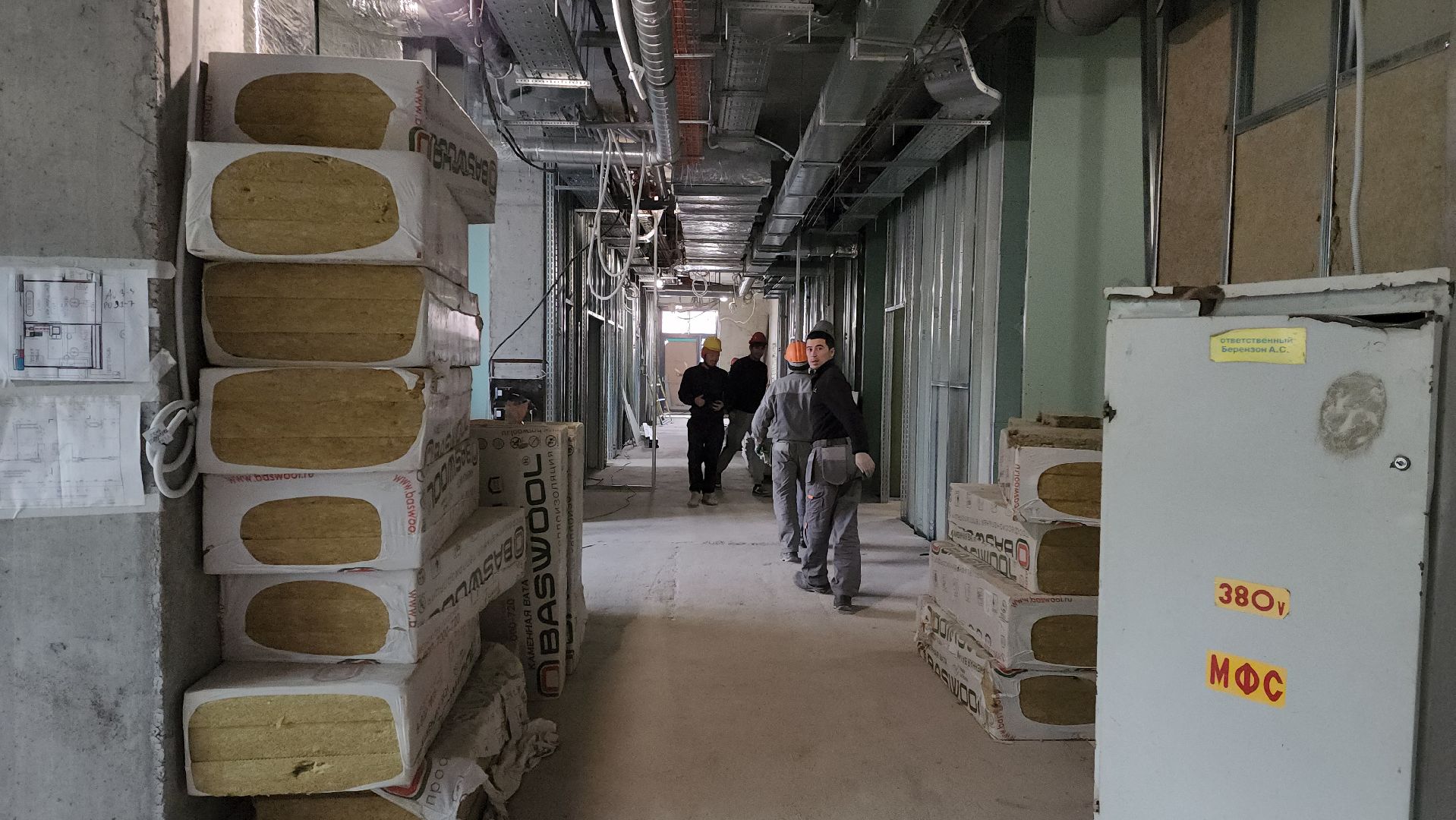 строительство поликлиники,мониторинг работ,