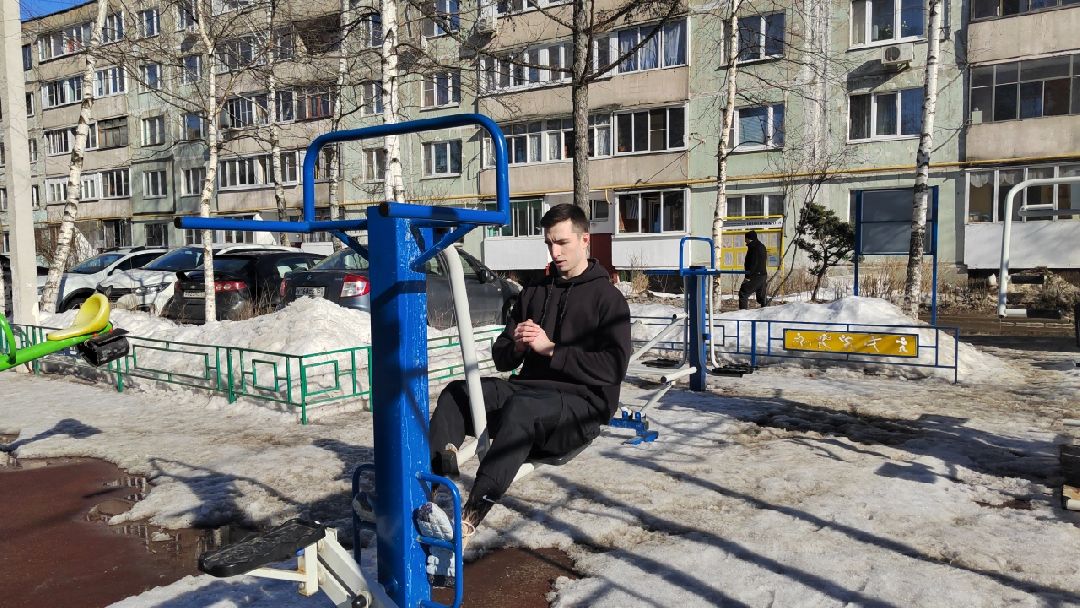 Пушкино, Пушкинский округ, Челюскинский, Спорт, весна в Подмосковье, молодежь, Суперниндзя