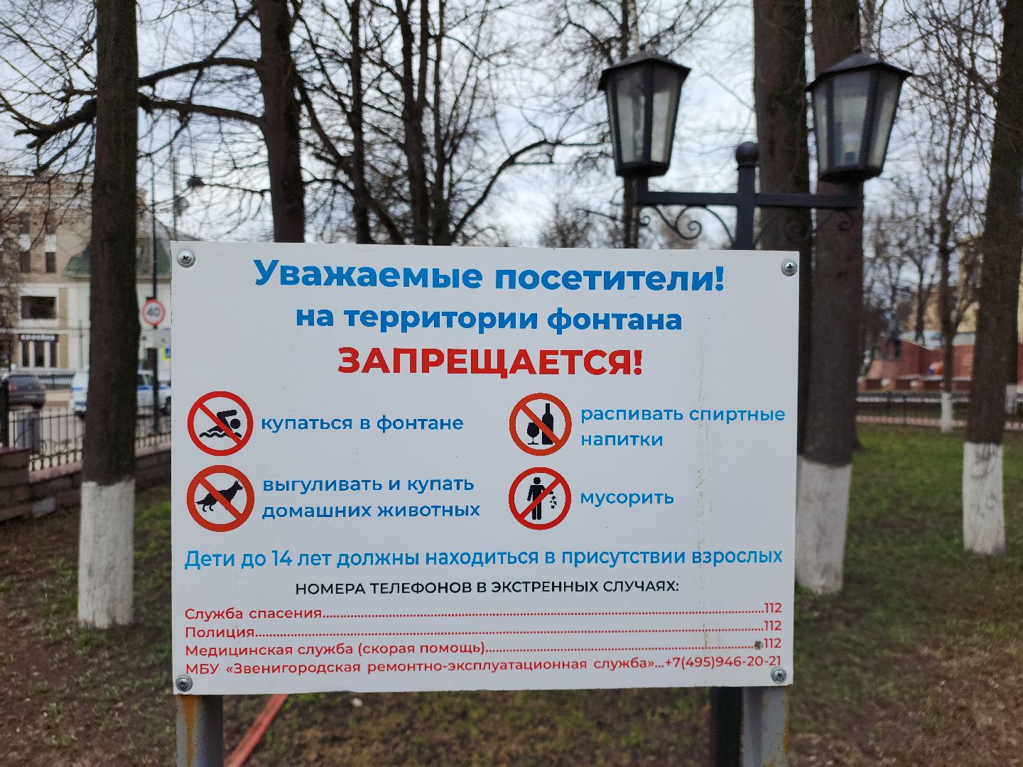 Звенигород, Благоустройство, Фонтаны,