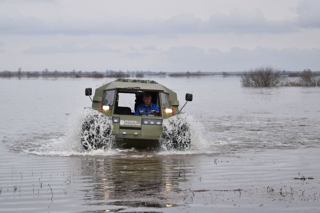 Россети, Луховицы, паводок