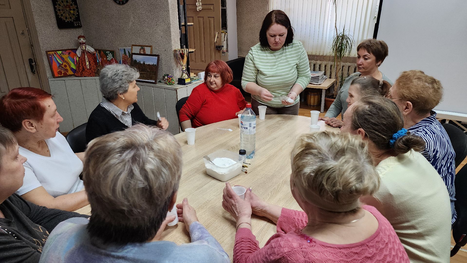кашира, активное долголетие, ароматическое саше, мастер-класс, гипс, отдушка, акриловая краска, дизайн, декор,