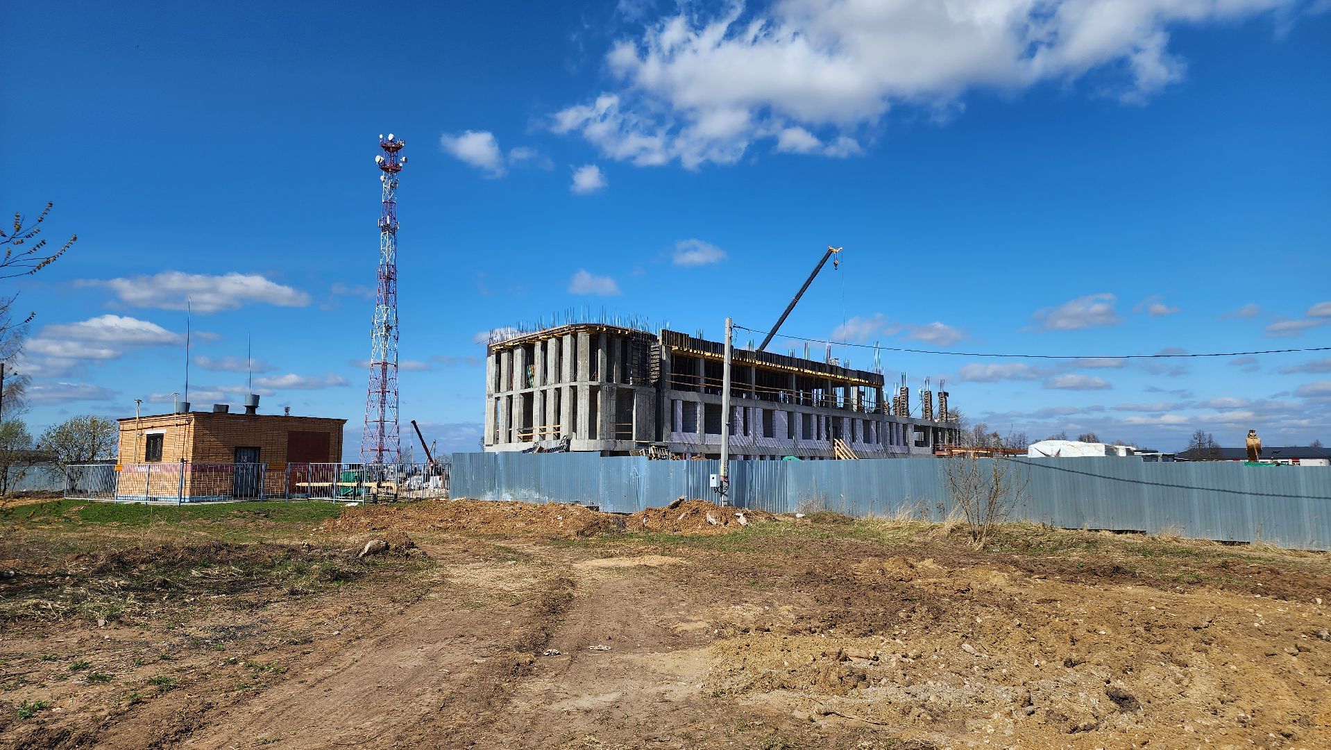 кашира, строительство, полиция, здание овд, монолитные работы,