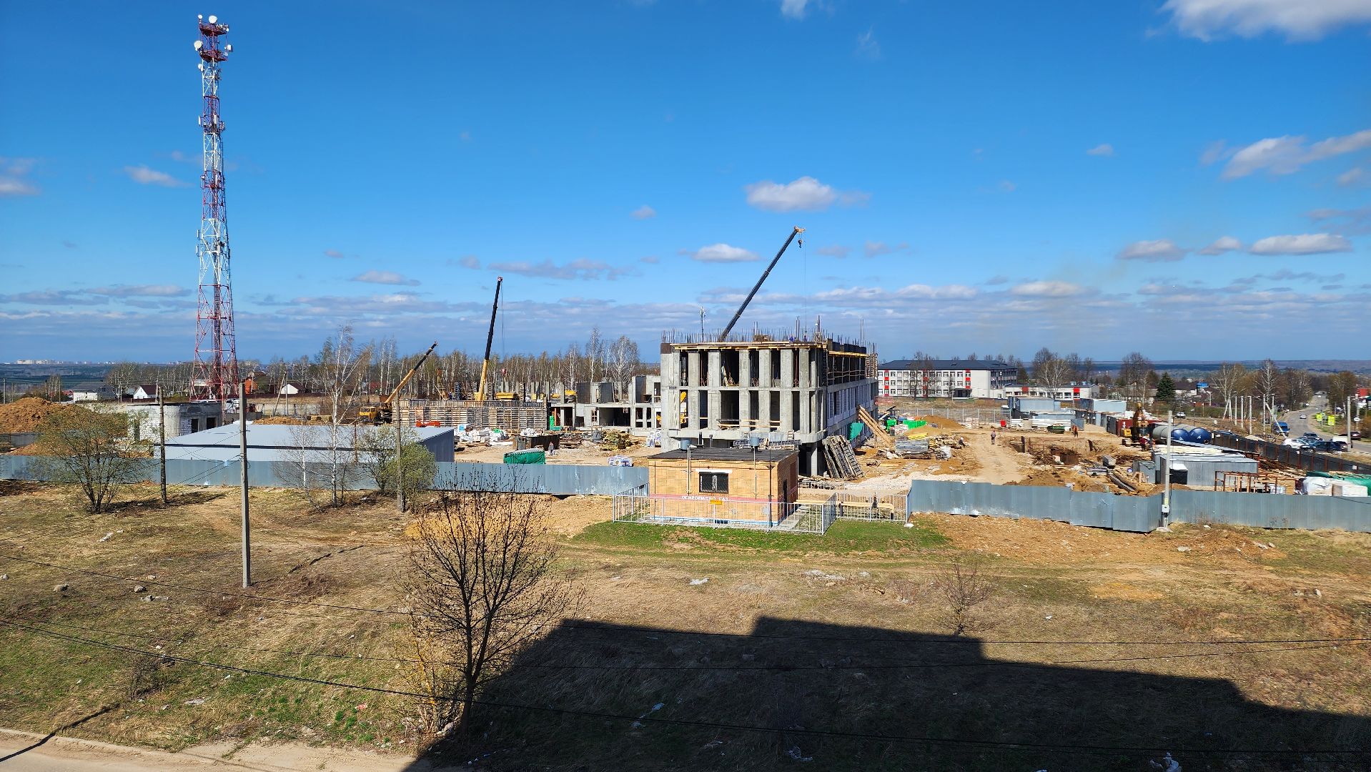 кашира, строительство, полиция, здание овд, монолитные работы,