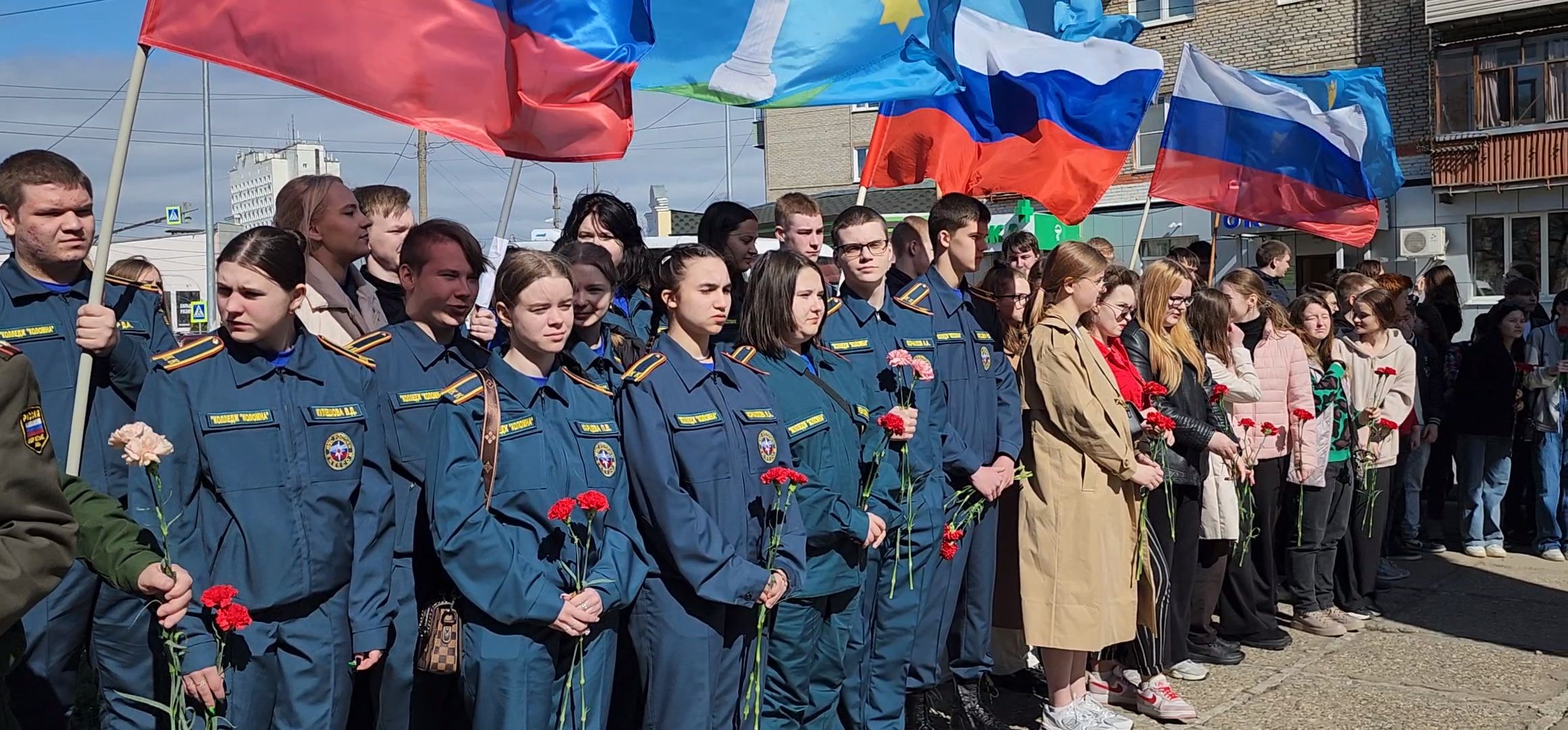 Коломна, день космонавтики, митинг,