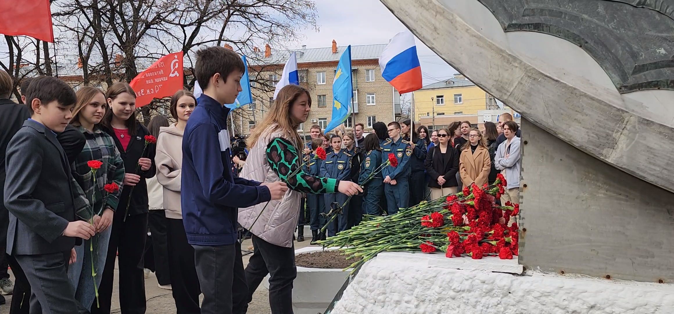 Коломна, день космонавтики, митинг,