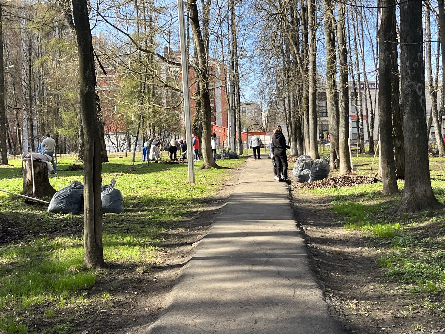 наро-фоминск, бобруйский сквер, субботник, чистое подмосковье,