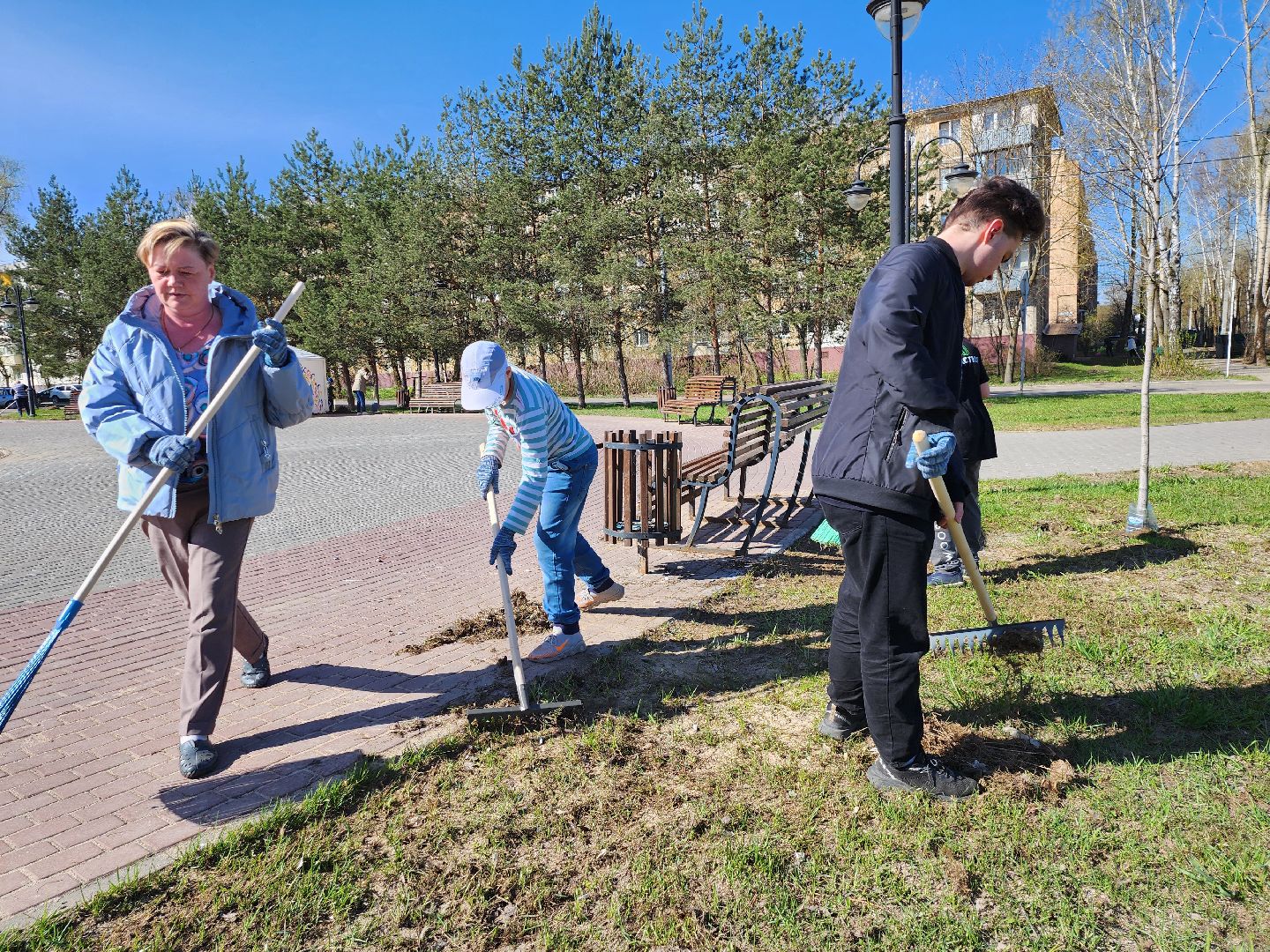 серпухов, подмосковье, субботник, супруга участника СВО,